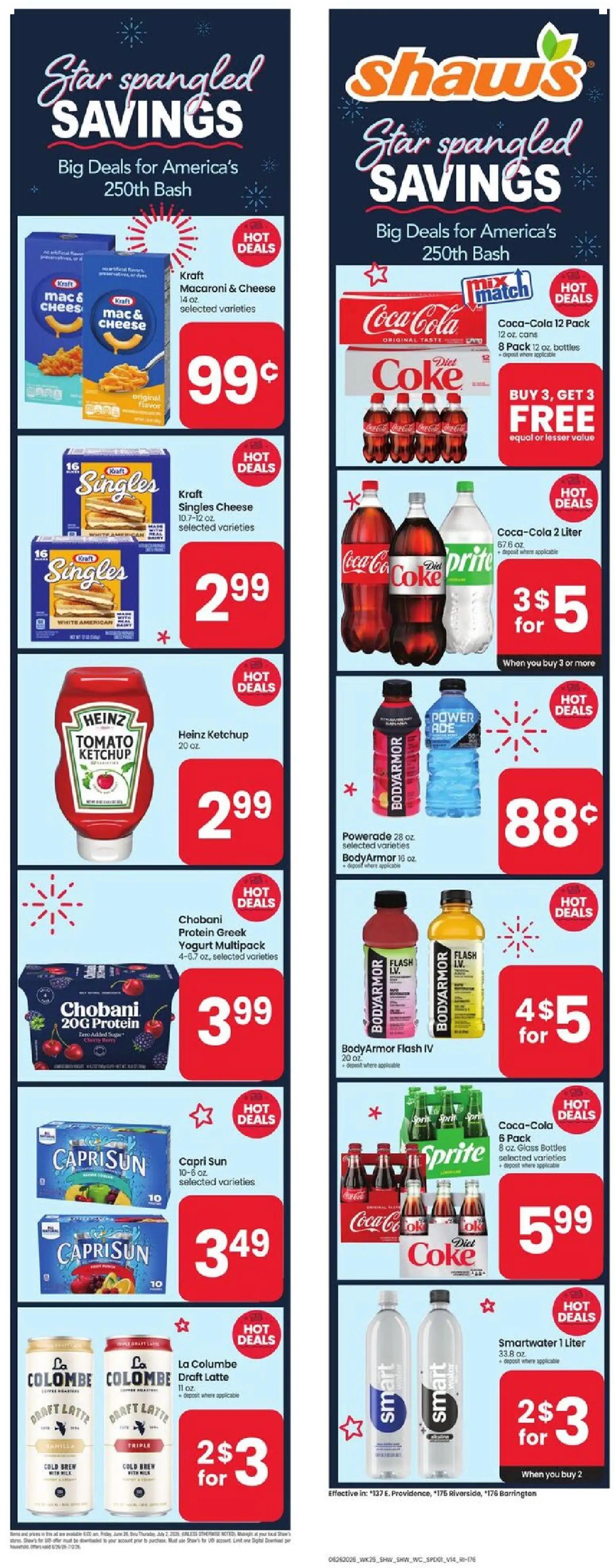 shaws - Shaw's Weekly Ad - RI - 06/26 - 07/02 2026
