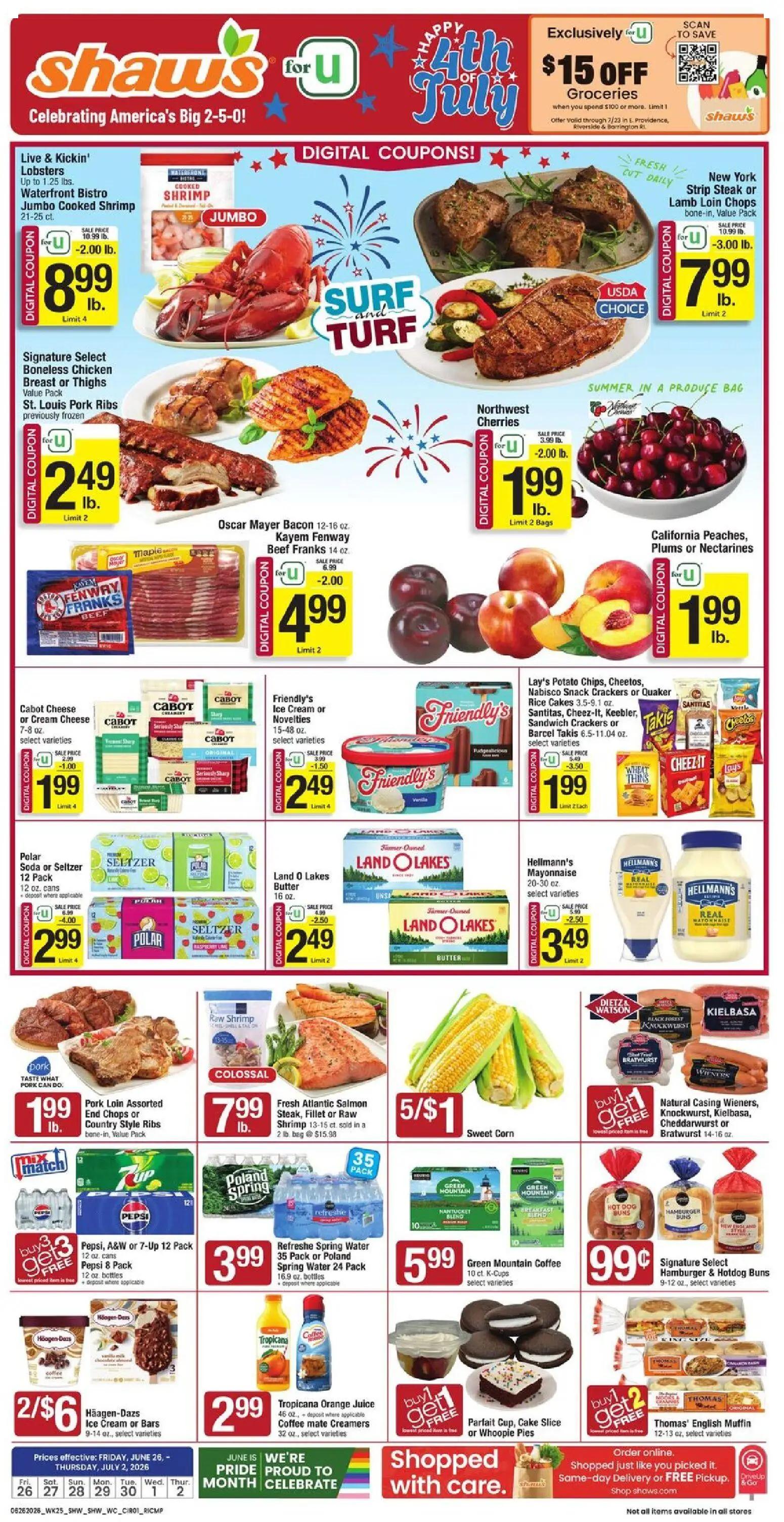 shaws - Shaw's Weekly Ad - RI - 06/26 - 07/02 2026 - page: 2