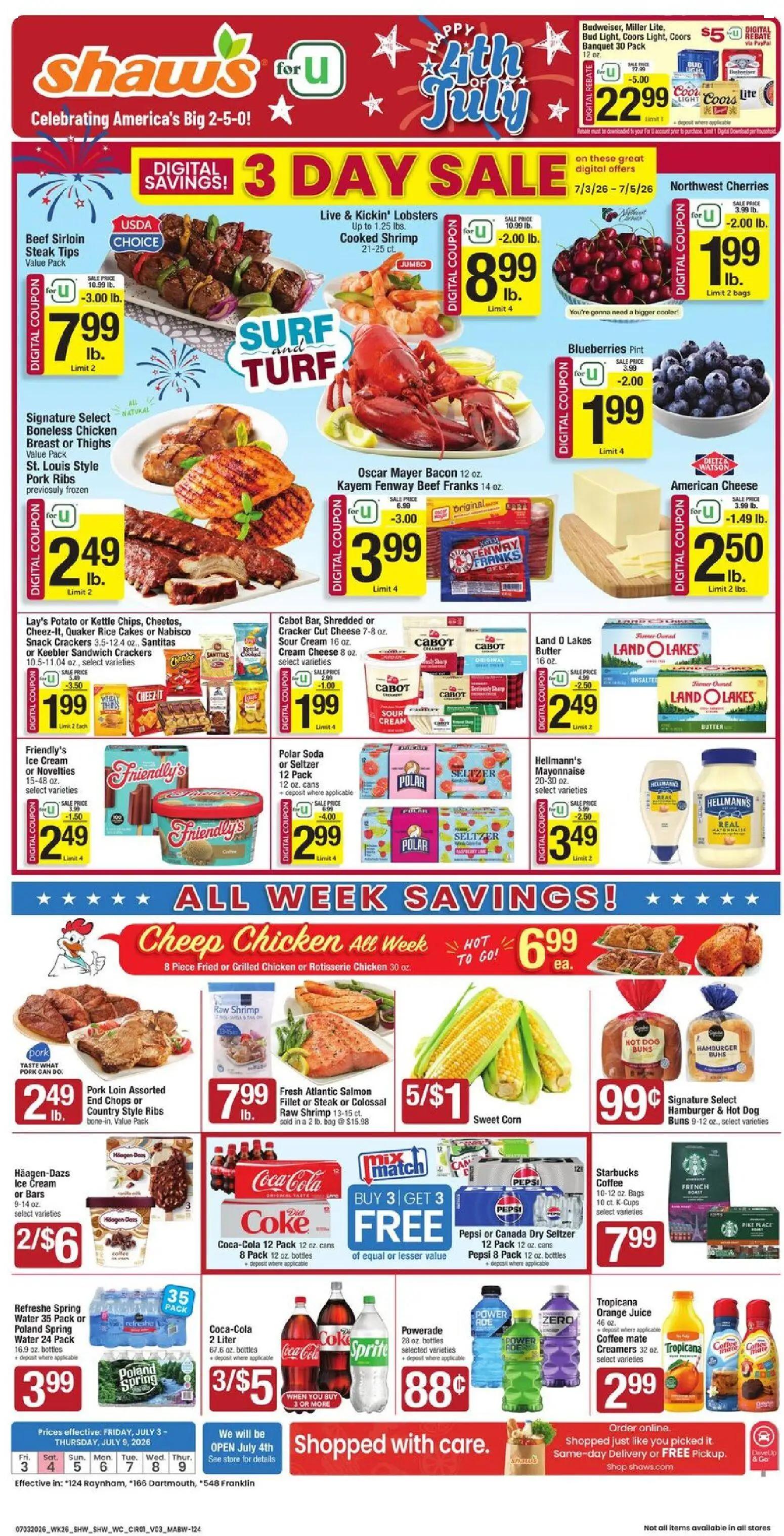 shaws - Shaw's Weekly Ad - MA - 07/03 - 07/09 2026