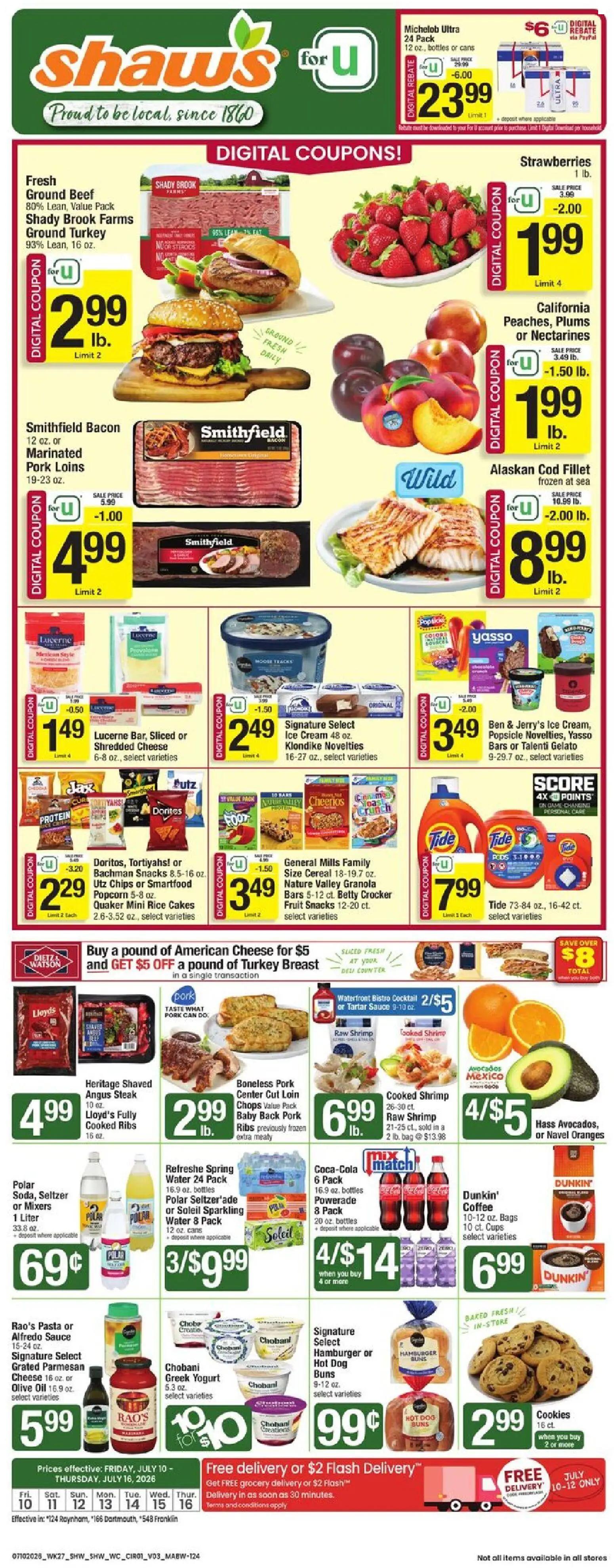 shaws - Shaw's Weekly Ad - MA - 07/10 - 07/16 2026