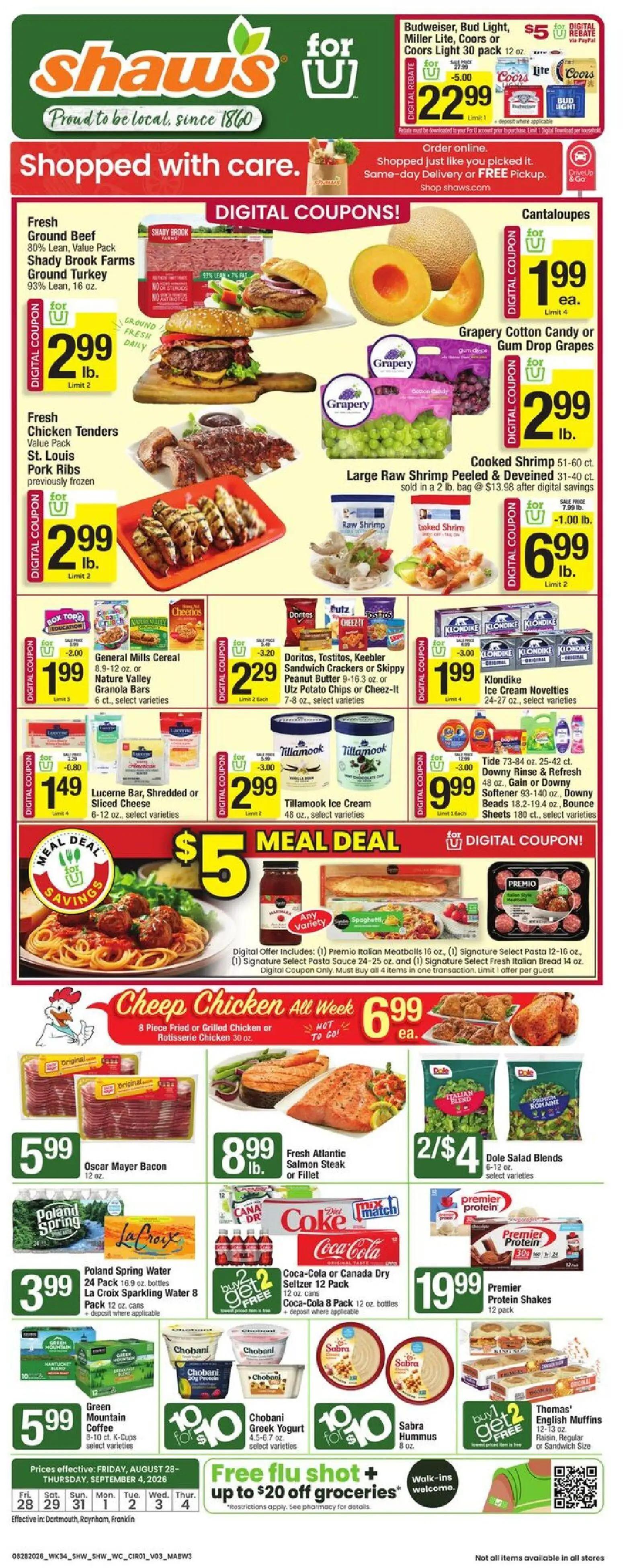 shaws - Shaw's Weekly Ad - MA - 08/28 - 09/04 2026