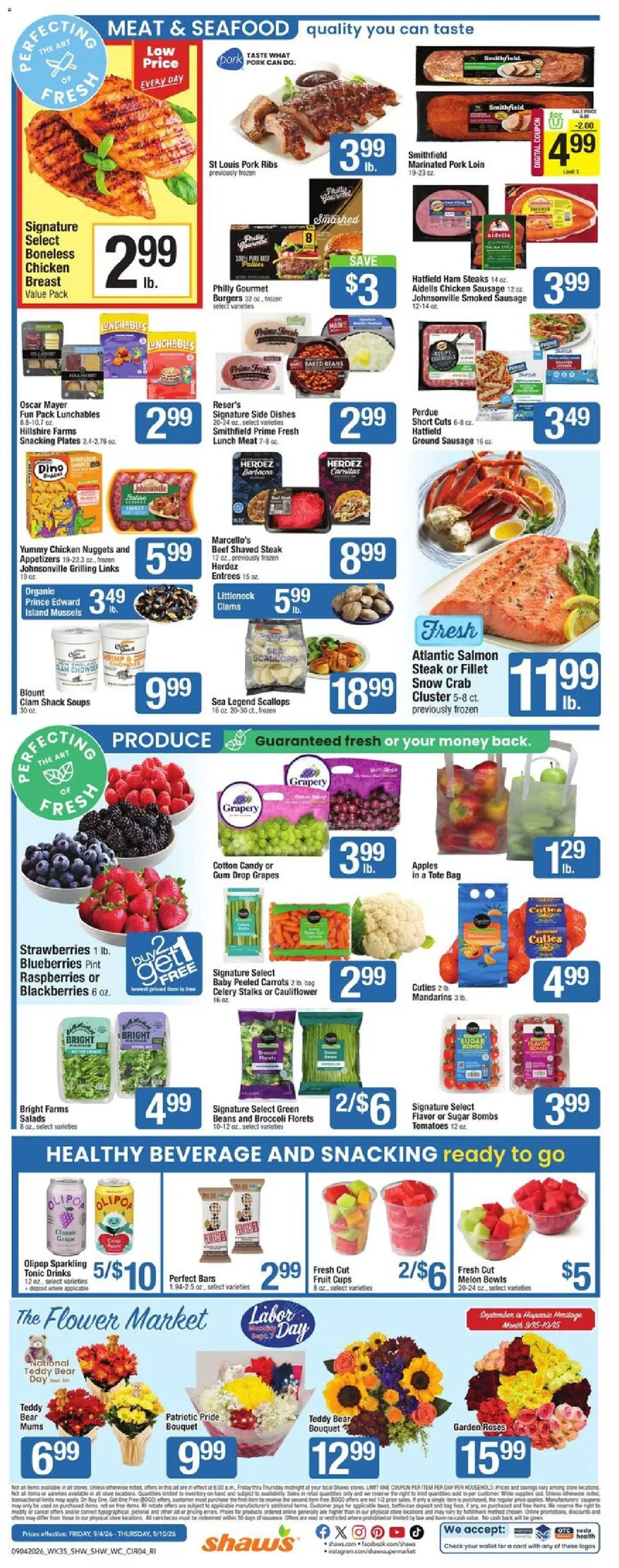 shaws - Shaw's Weekly Ad - RI - 09/04 - 09/10 2026 - page: 4