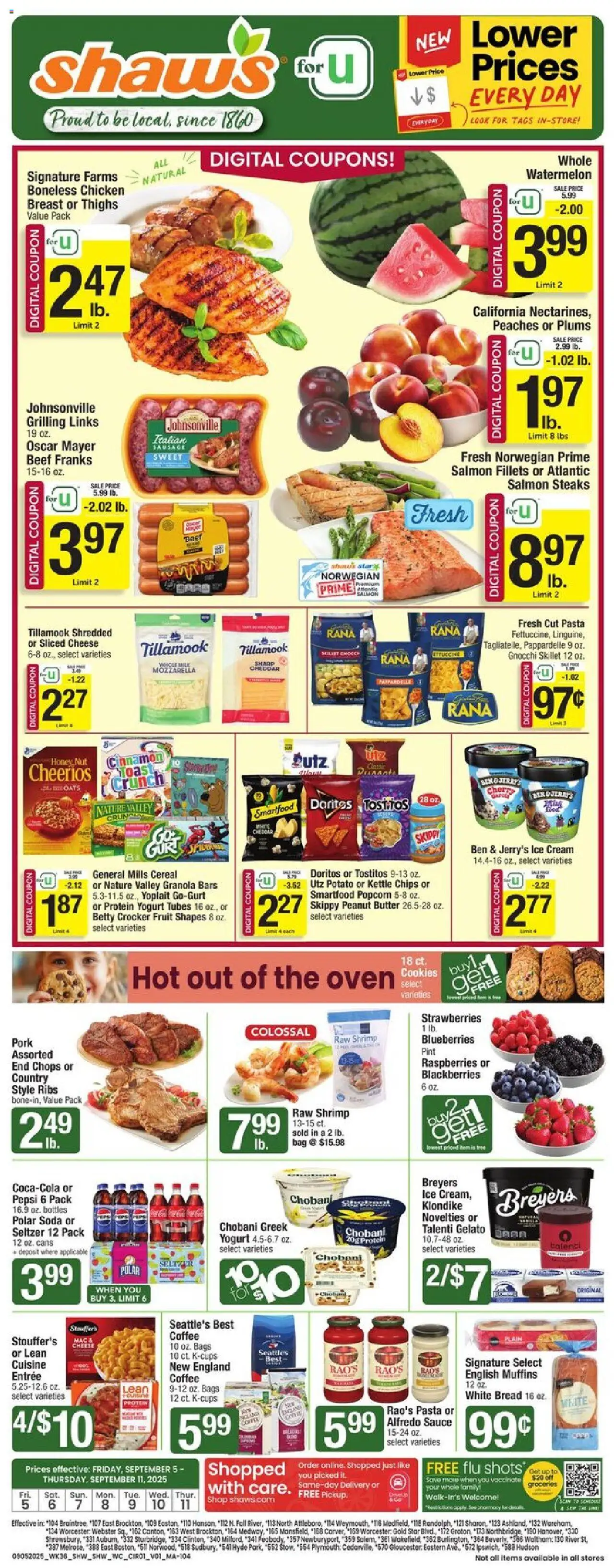 shaws - Shaw's Weekly Ad - MA - 09/05 - 09/11 2025