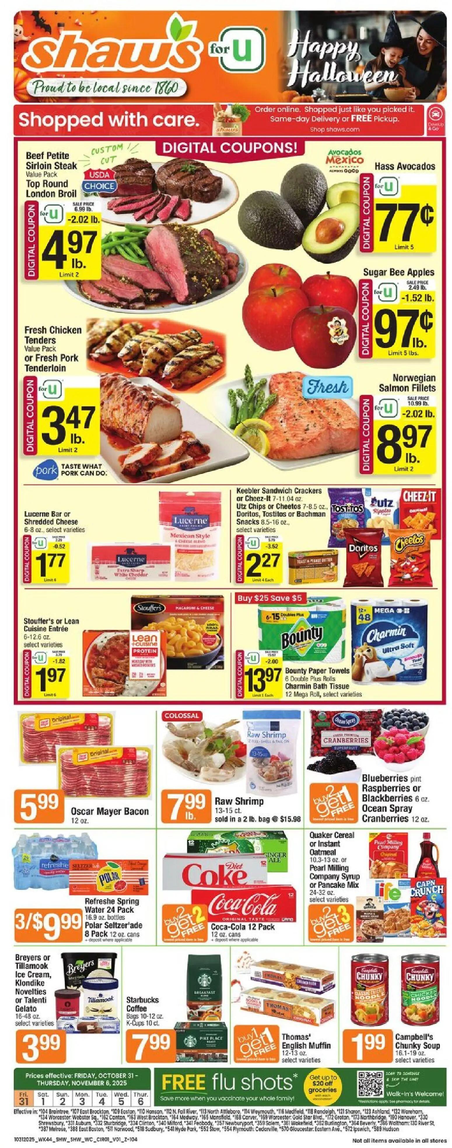 shaws - Shaw's Weekly Ad - 10/31 - 11/06 2025
