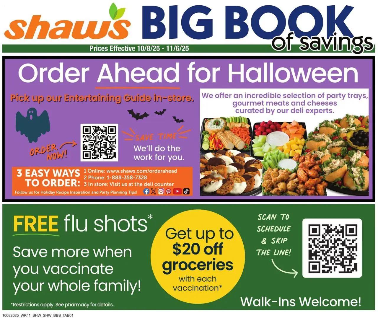 shaws - Shaw's Big Book of Savings - 10/08 - 11/06 2025