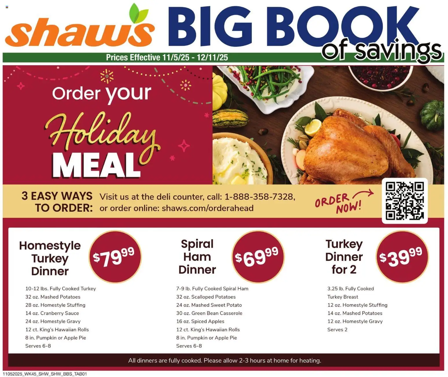 shaws - Shaw's Big Book of Savings - 11/05 - 12/11 2025