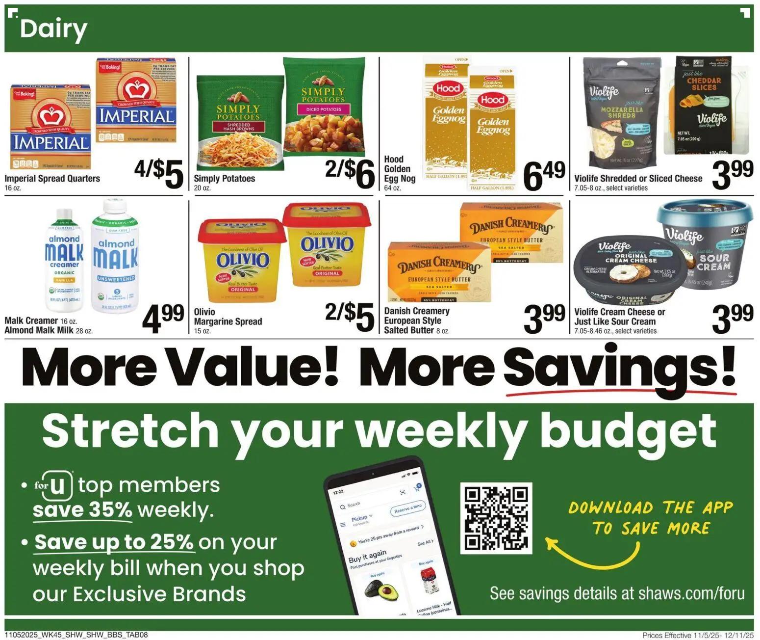 shaws - Shaw's Big Book of Savings - 11/05 - 12/11 2025 - page: 8