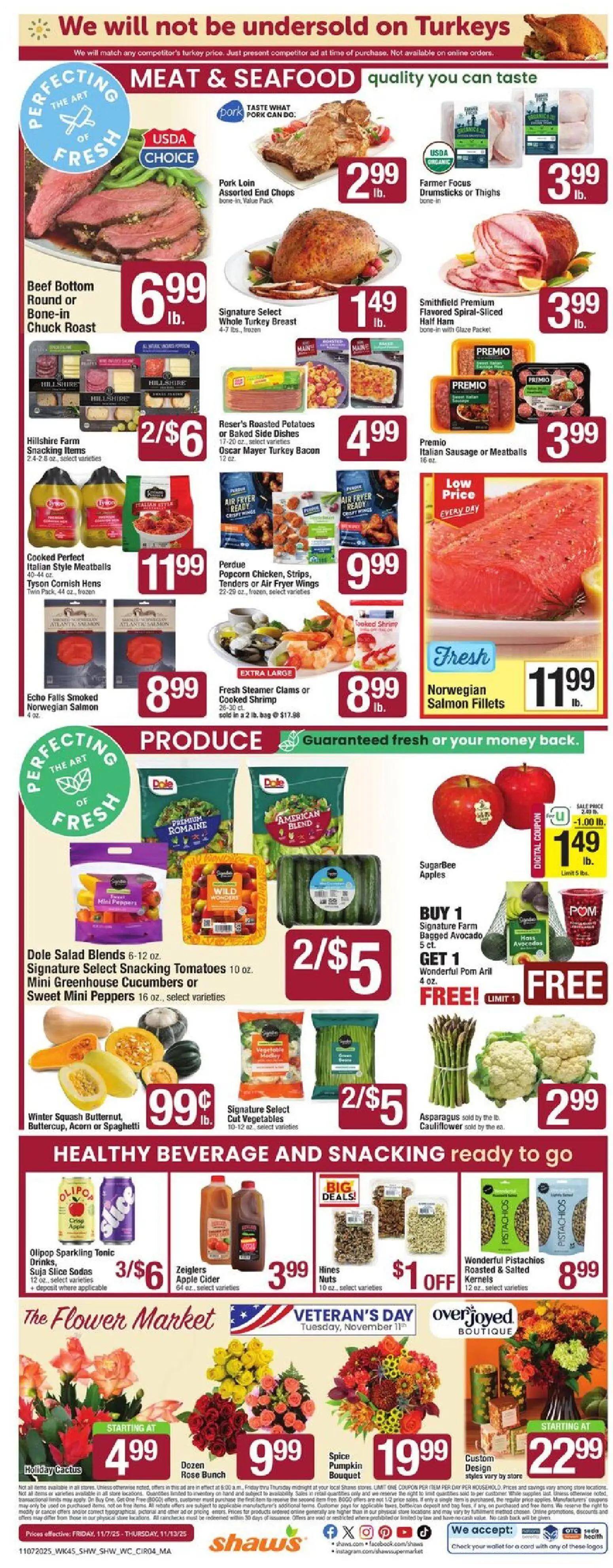 shaws - Shaw's Weekly Ad - 11/07 - 11/13 2025 - page: 4