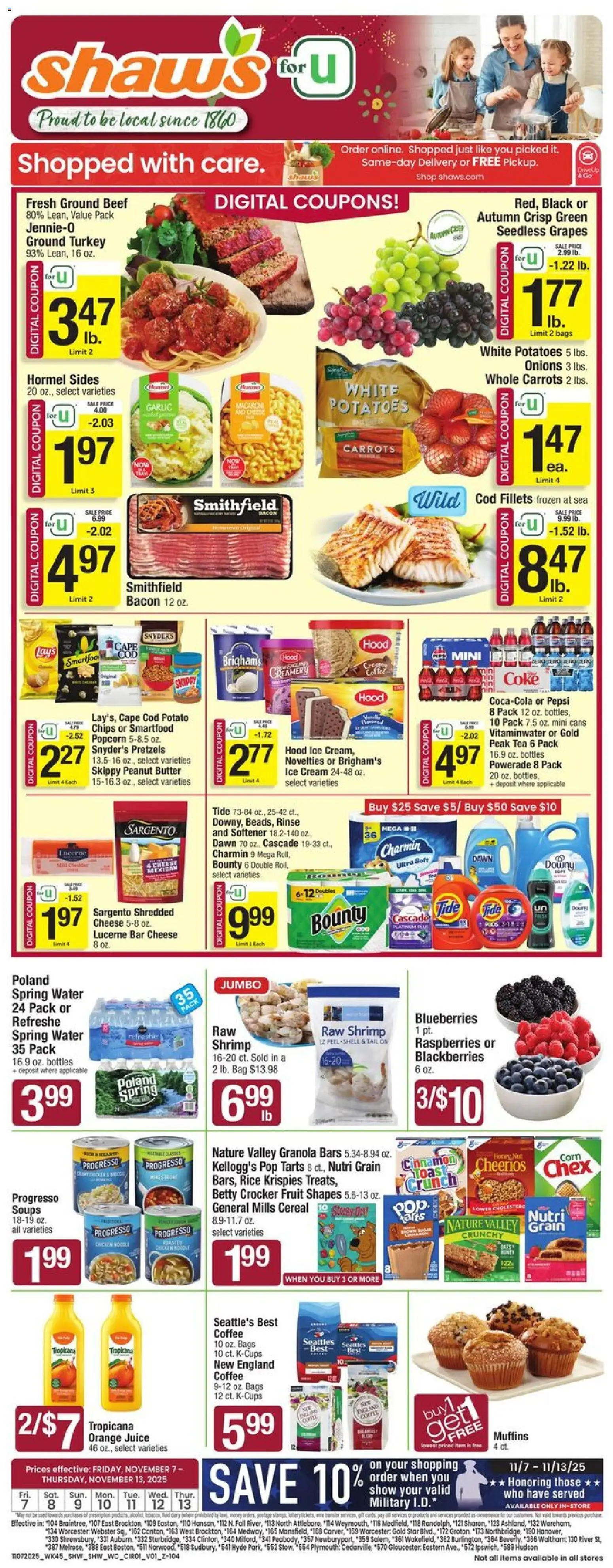 shaws - Shaw's Weekly Ad - 11/07 - 11/13 2025
