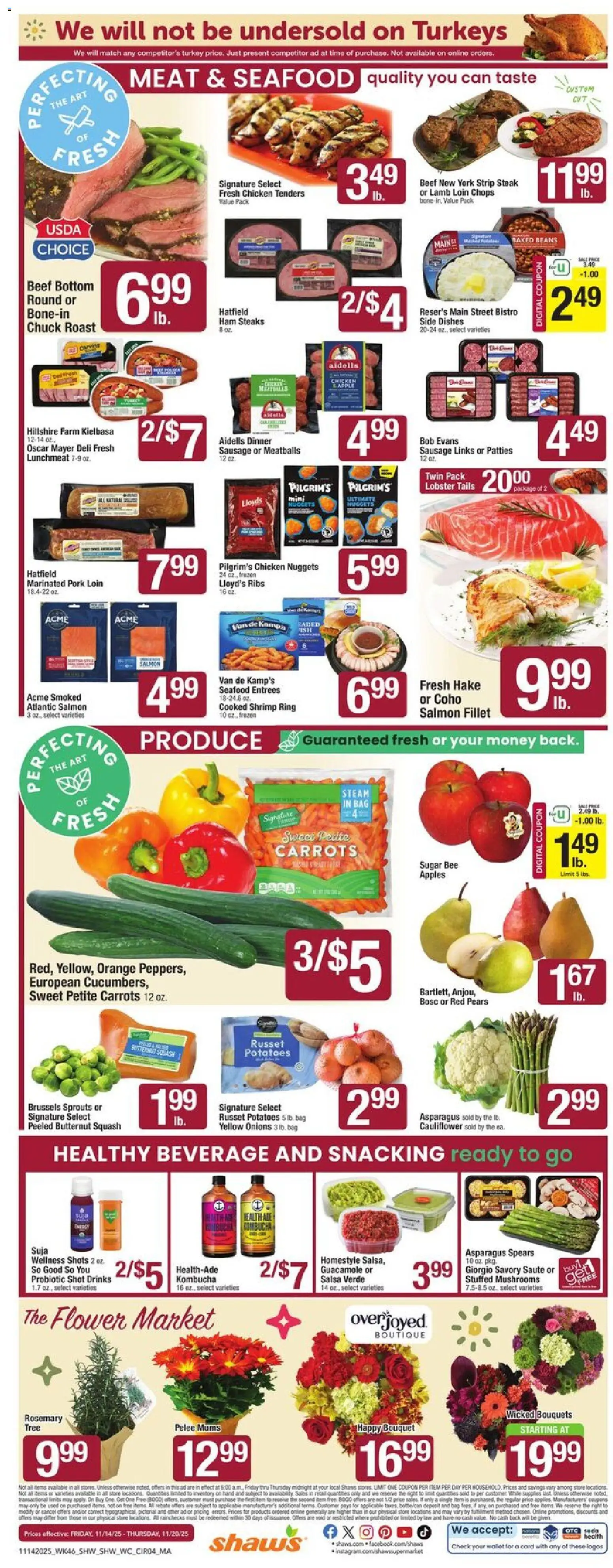 shaws - Shaw's Weekly Ad - 11/14 - 11/20 2025 - page: 4