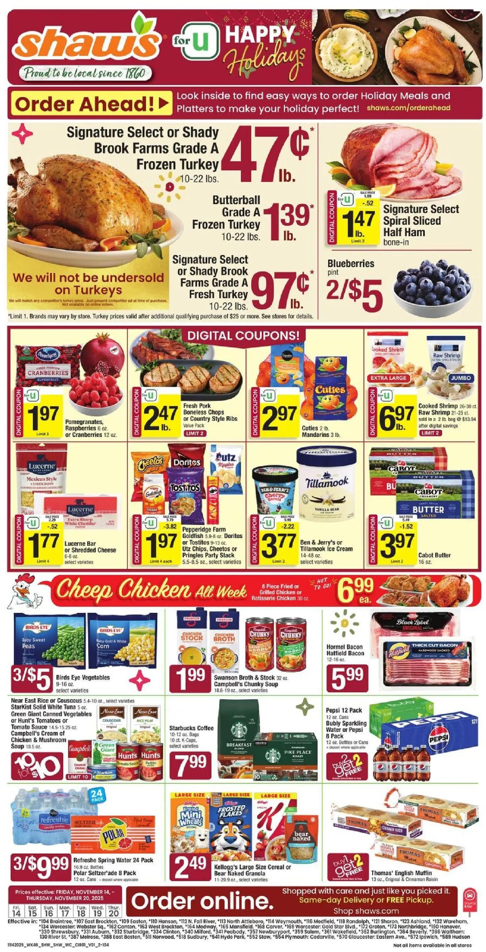 shaws - Shaw's Weekly Ad - 11/14 - 11/20 2025