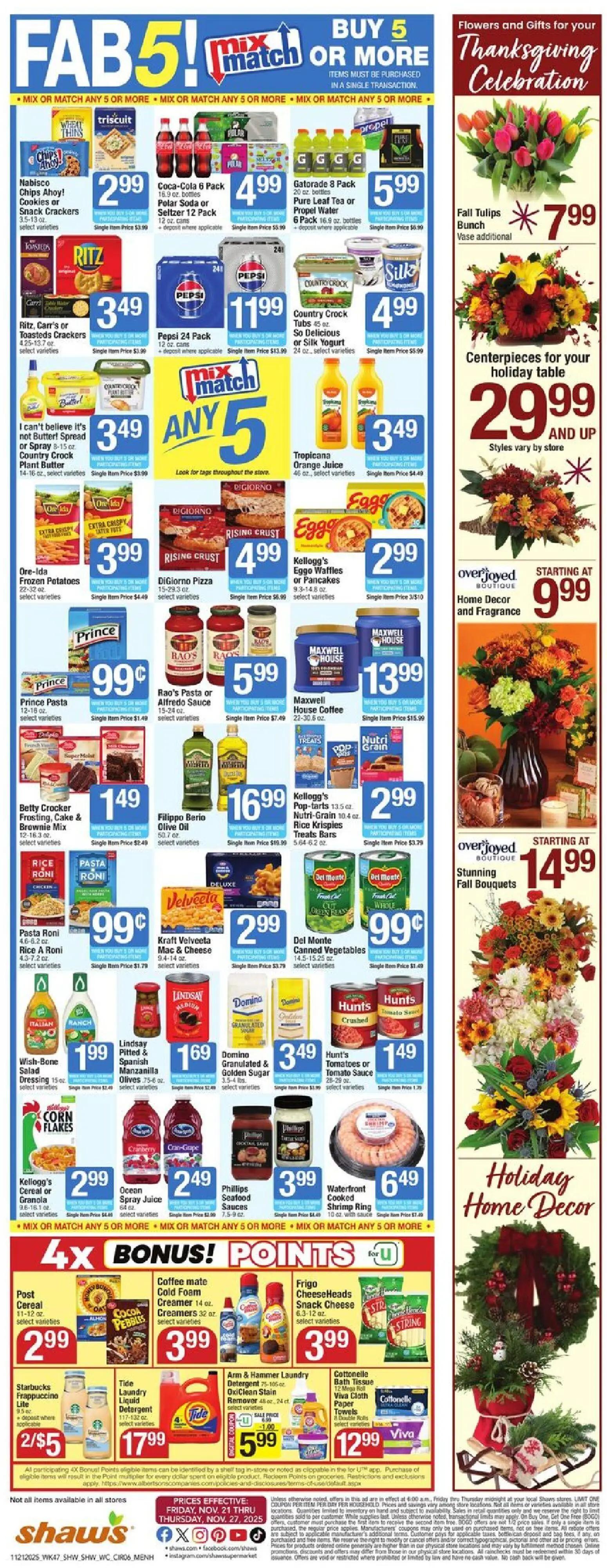 shaws - Shaw's Weekly Ad - NH - 11/21 - 11/27 2025 - page: 6