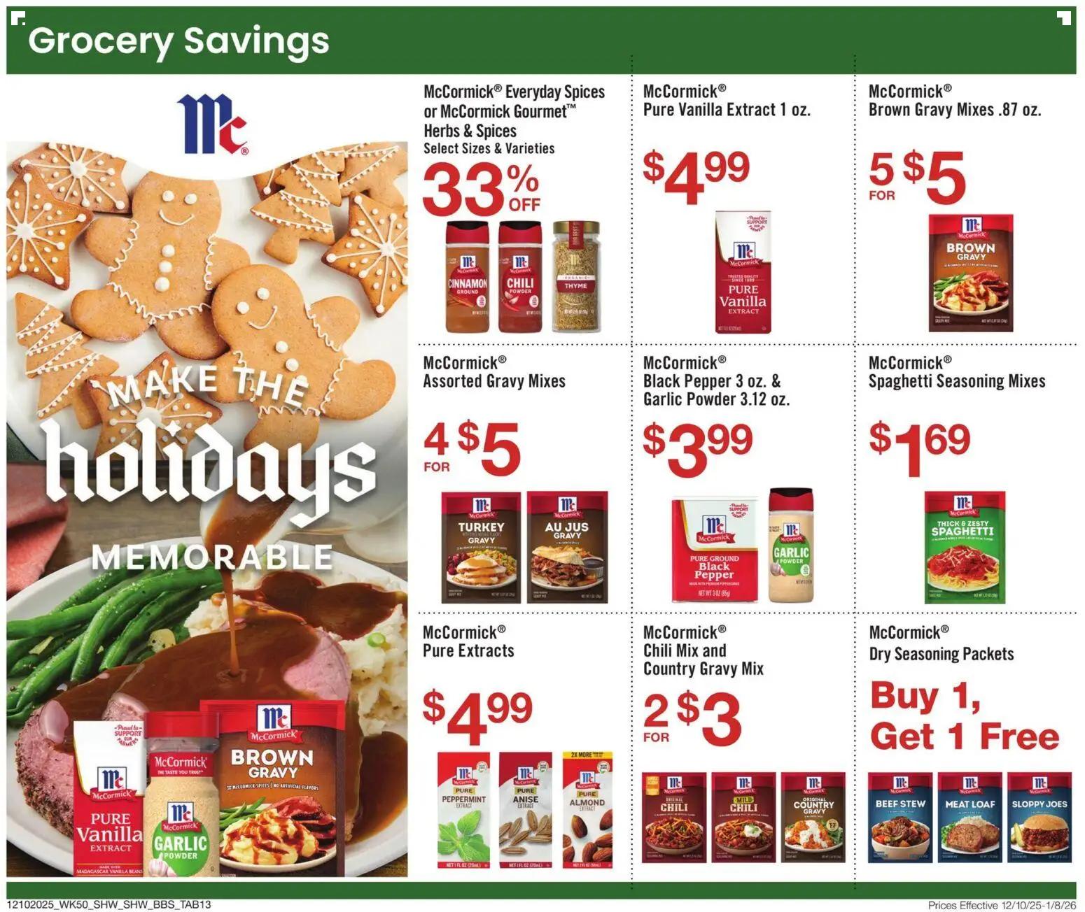 shaws - Shaw's Big Book of Savings - 12/10/2025 - 01/08/2026 2025 - page: 13
