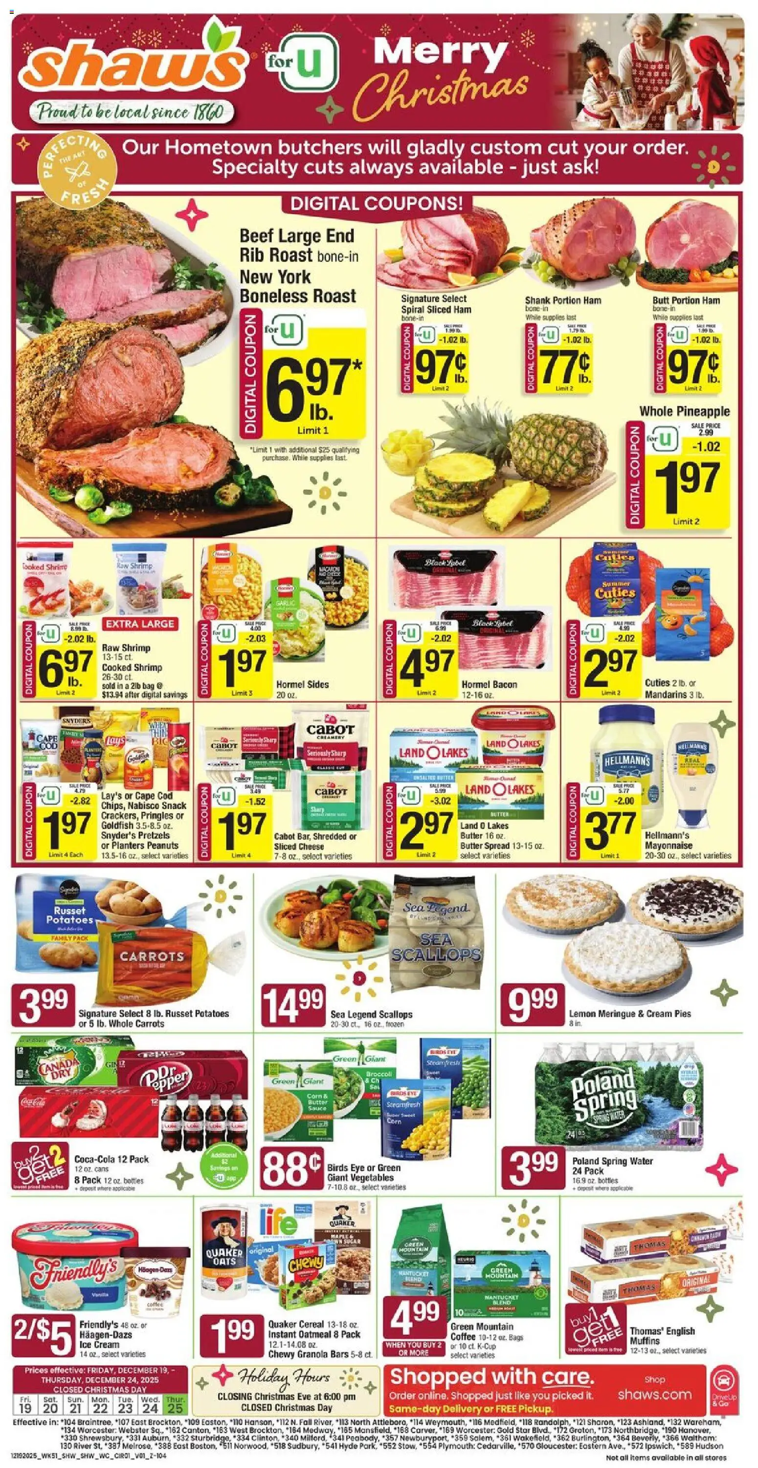 shaws - Shaw's Weekly Ad - 12/19 - 12/24 2025