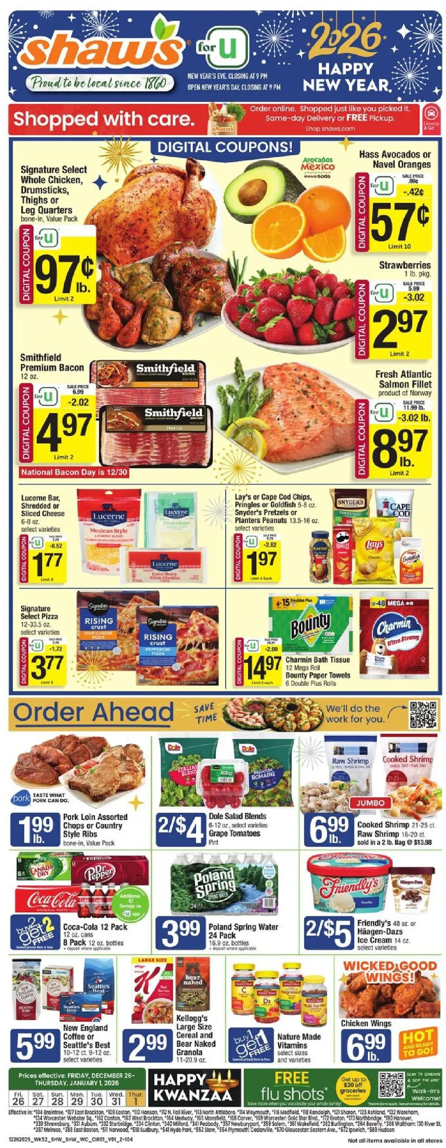 shaws - Shaw's Weekly Ad - 12/26/2025 - 01/01/2026 2025