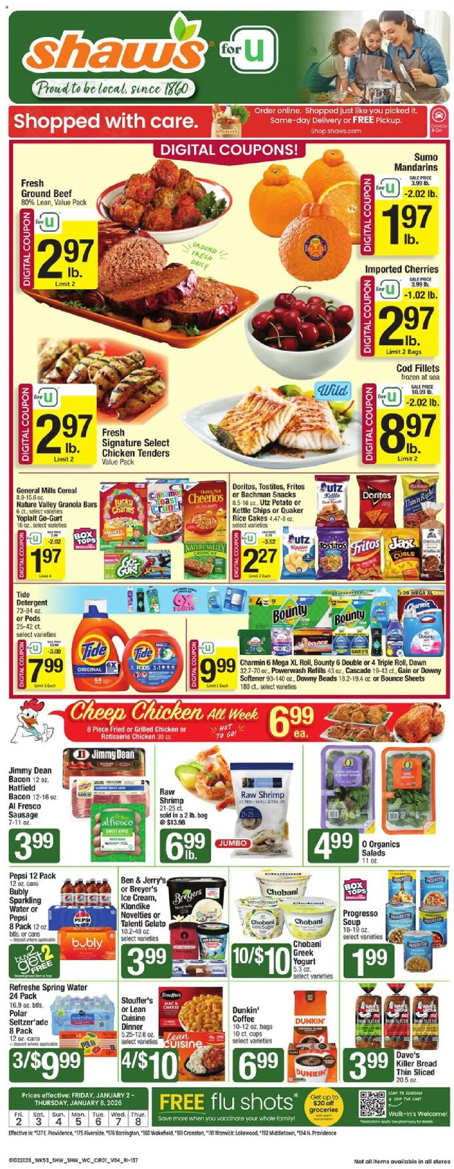shaws - Shaw's Weekly Ad - RI - 01/02 - 01/08 2026