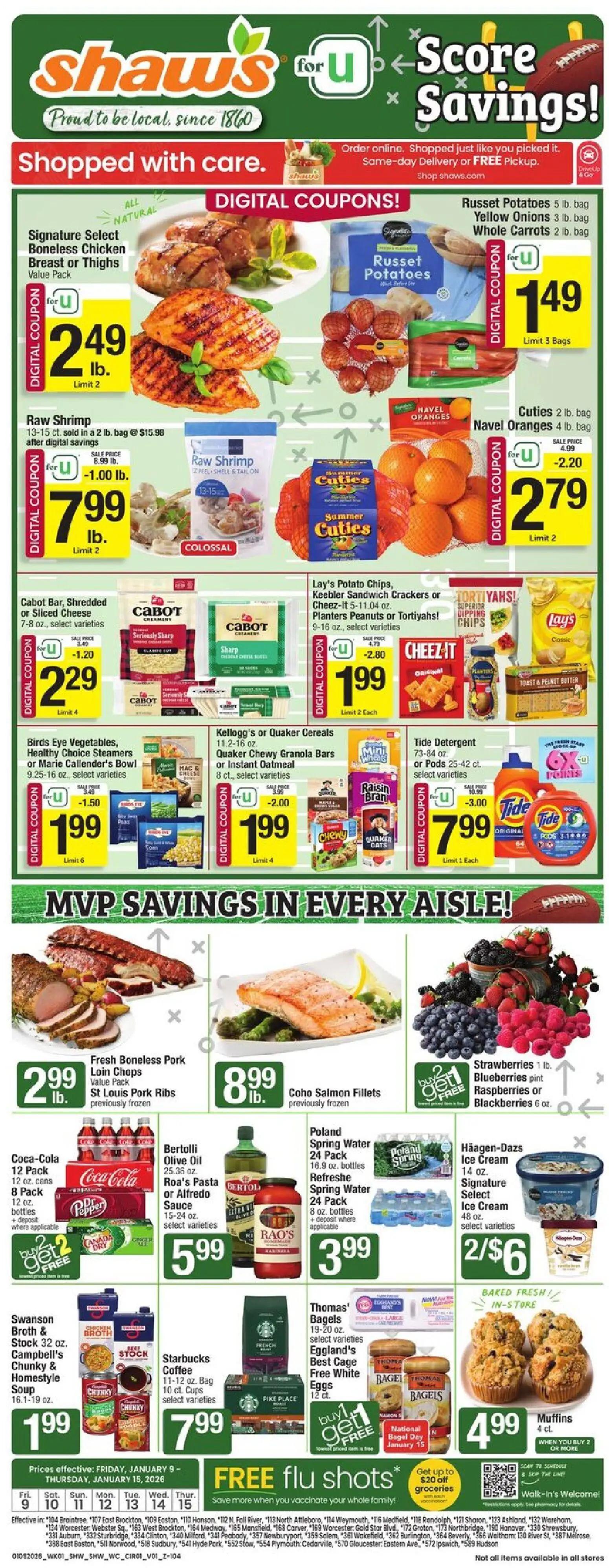 shaws - Shaw's Weekly Ad - 01/09 - 01/15 2026