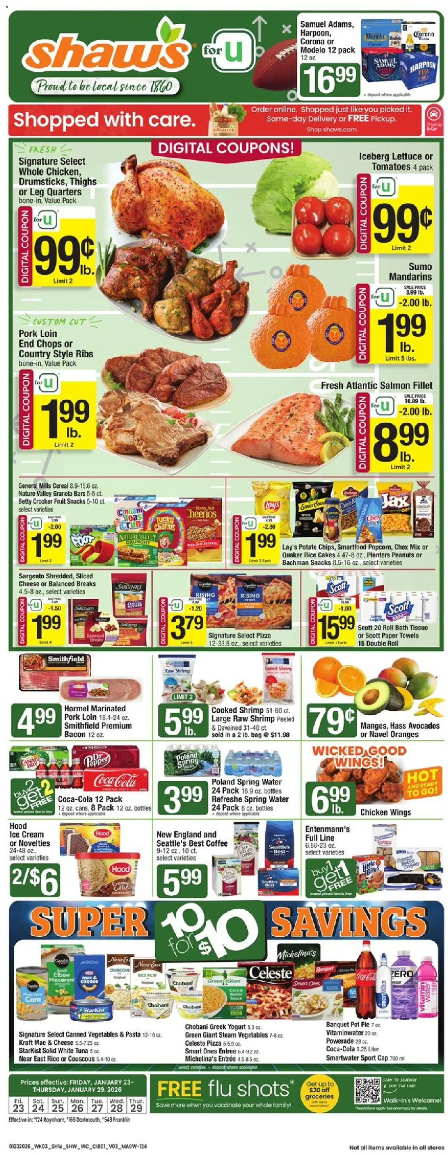 shaws - Shaw's Weekly Ad - MA - 01/23 - 01/29 2026