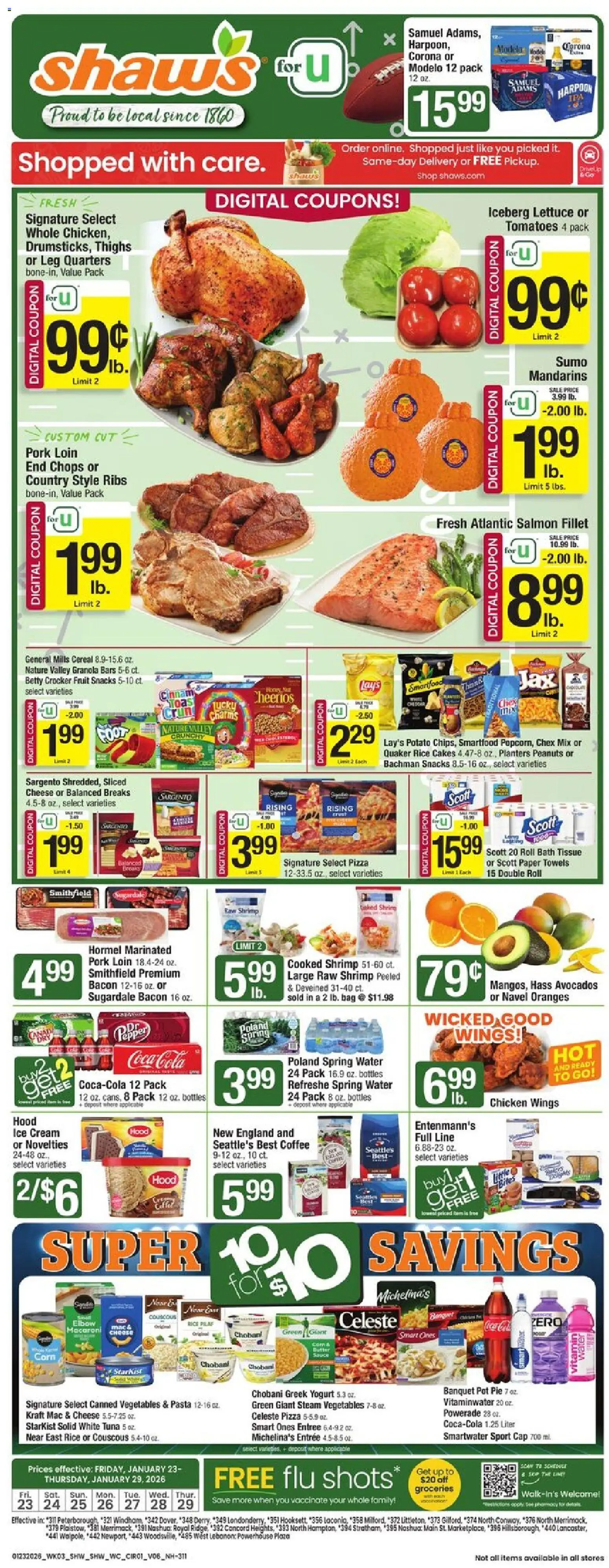 shaws - Shaw's Weekly Ad - NH - 01/23 - 01/29 2026