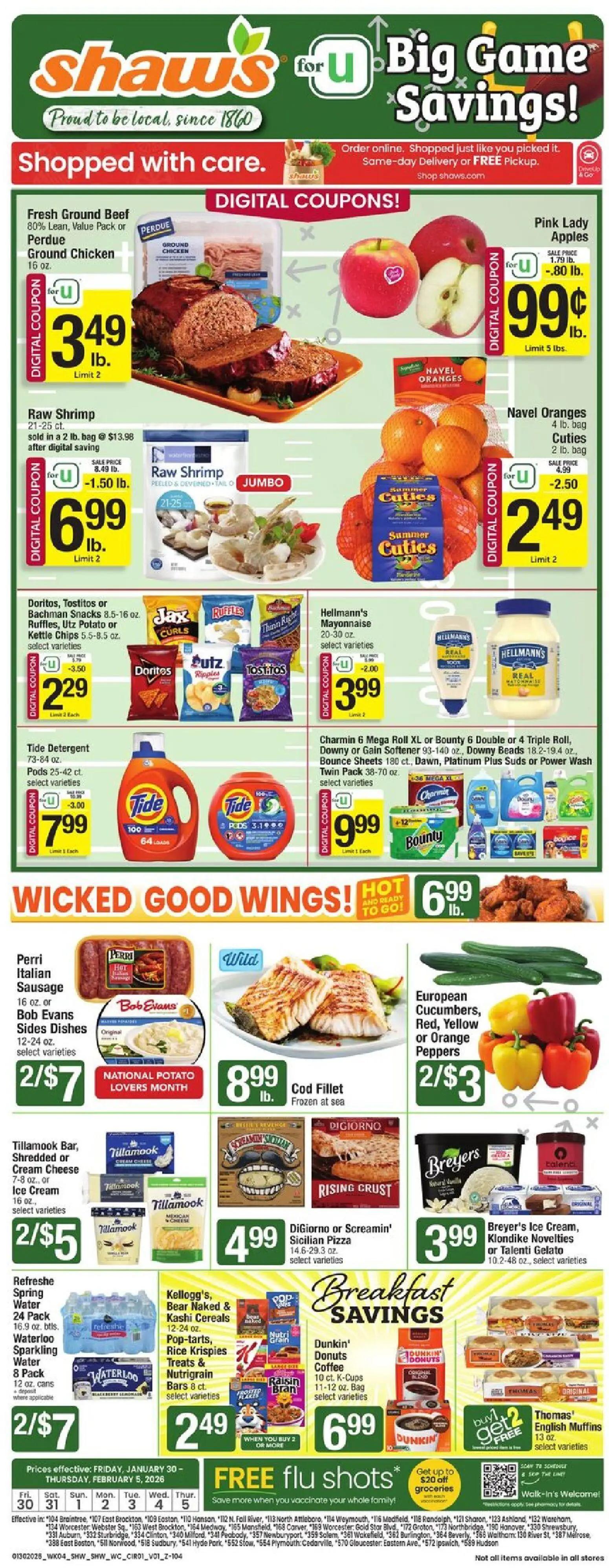 shaws - Shaw's Weekly Ad - 01/30 - 02/05 2026
