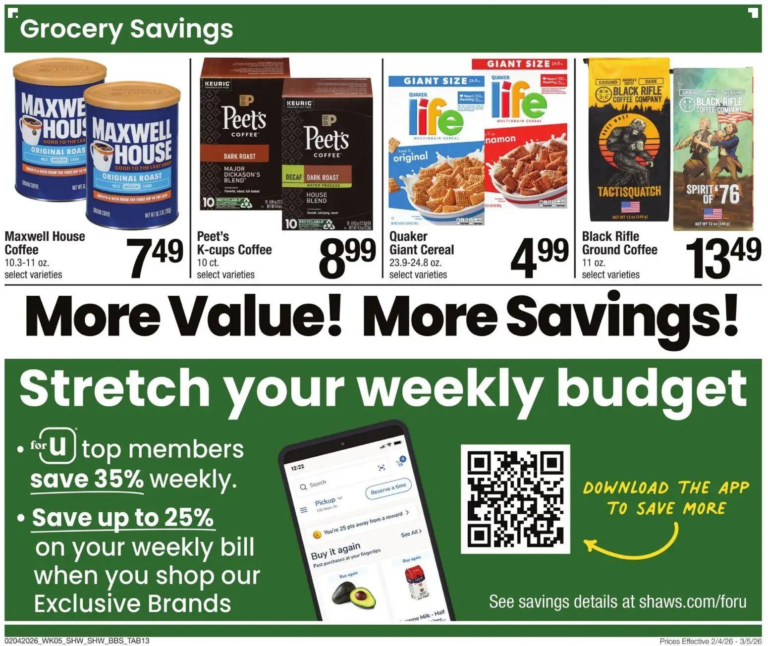 shaws - Shaw's Big Book of Savings - 02/04 - 03/05 2026 - page: 13