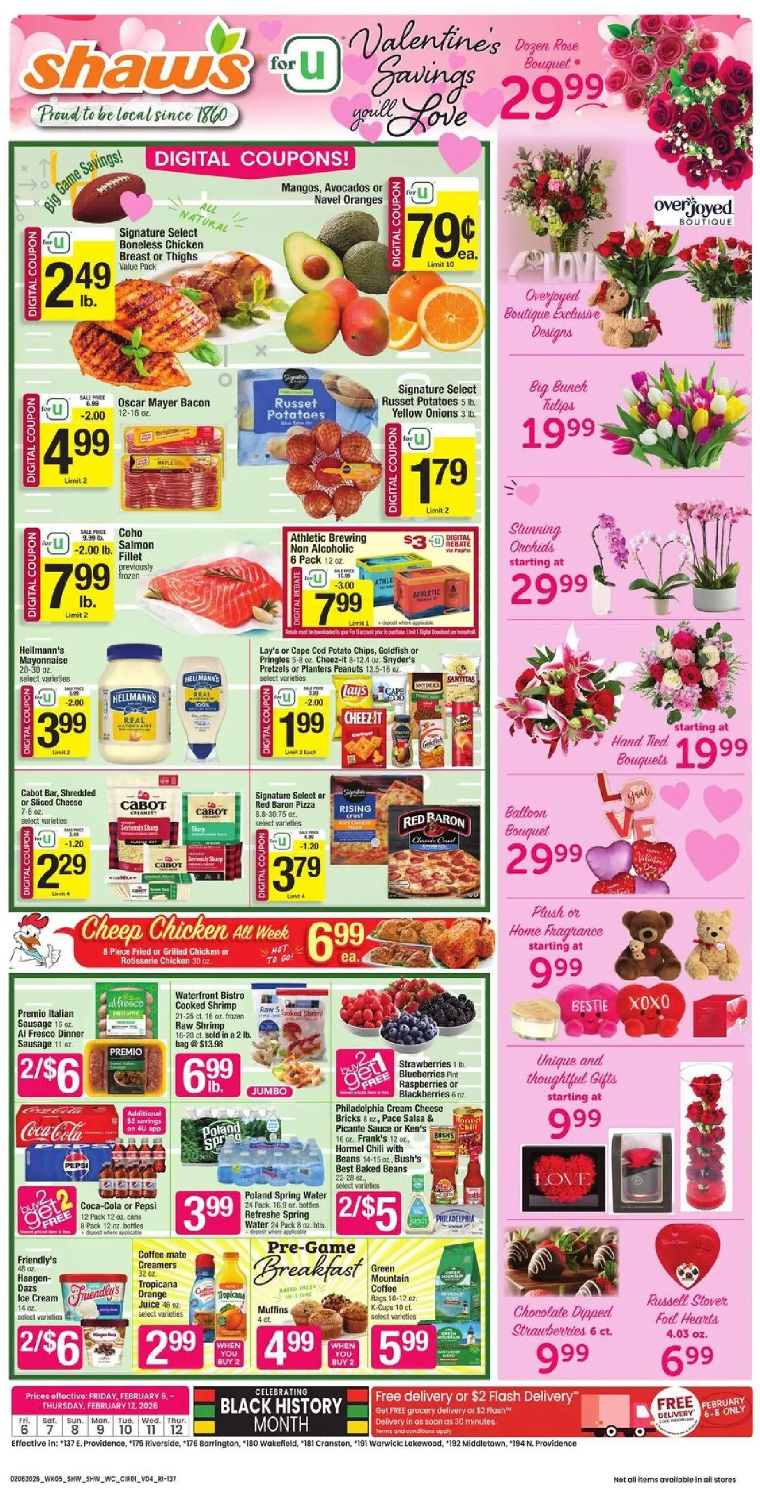 shaws - Shaw's Weekly Ad - RI - 02/06 - 02/12 2026 - page: 1