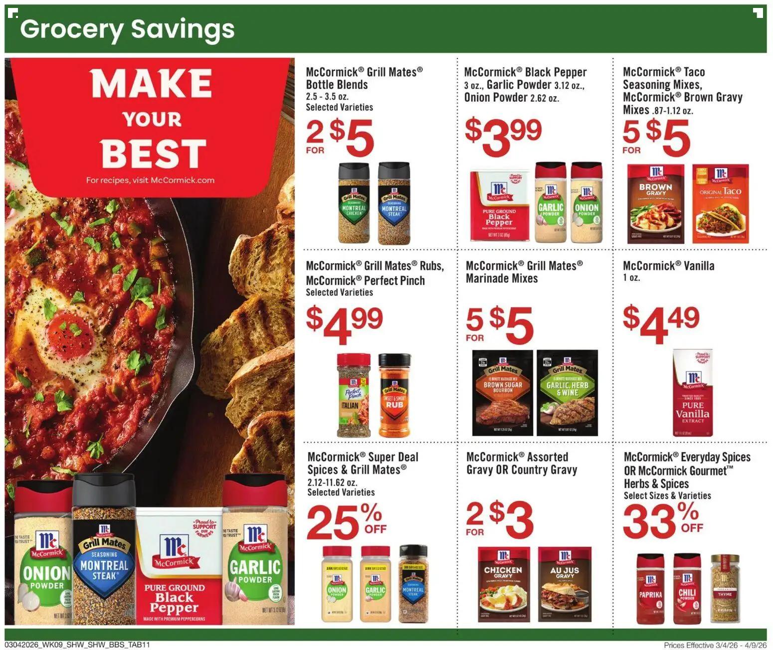 shaws - Shaw's Big Book of Savings - 03/04 - 04/09 2026 - page: 11