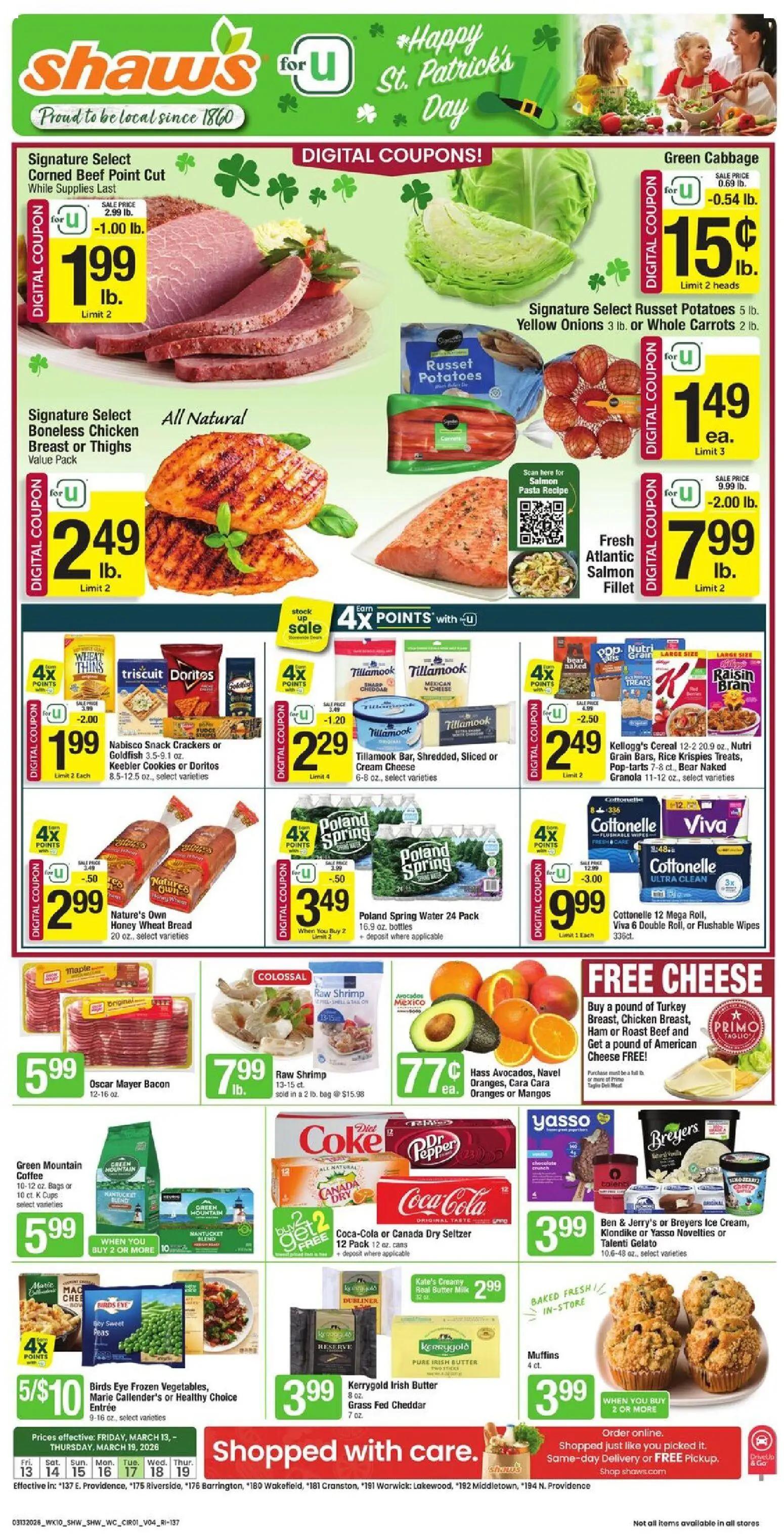shaws - Shaw's Weekly Ad - RI - 03/13 - 03/19 2026