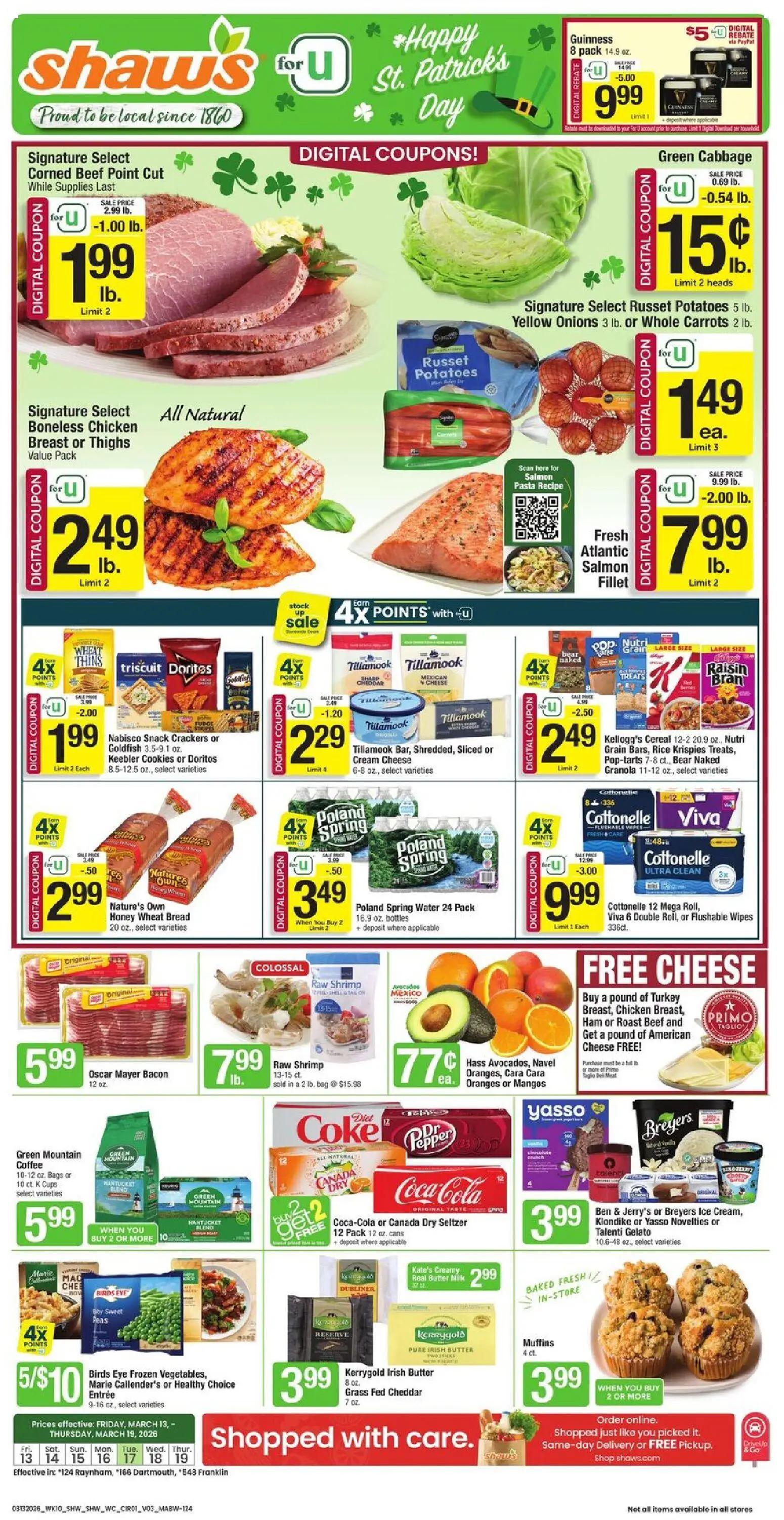 shaws - Shaw's Weekly Ad - MA - 03/13 - 03/19 2026