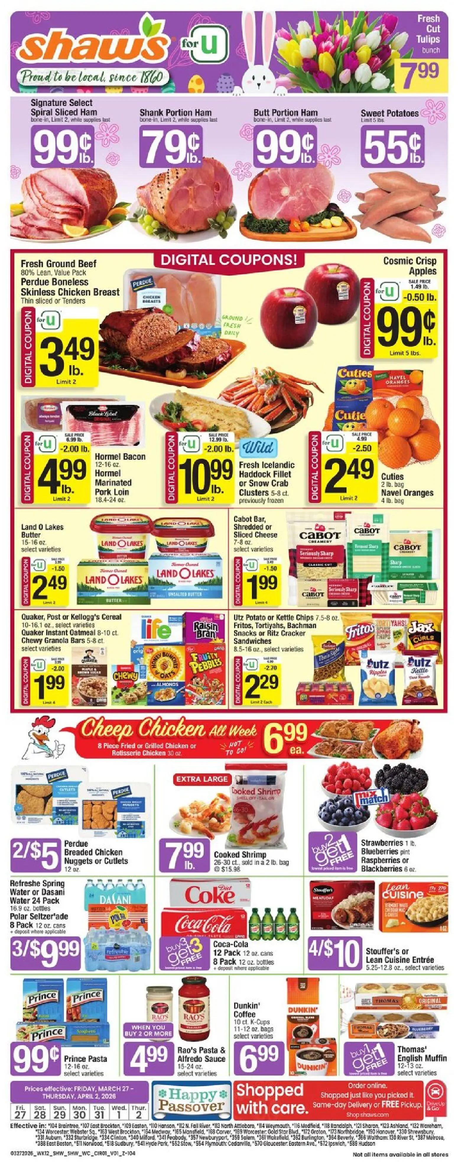 shaws - Shaw's Weekly Ad - 03/27 - 04/02 2026