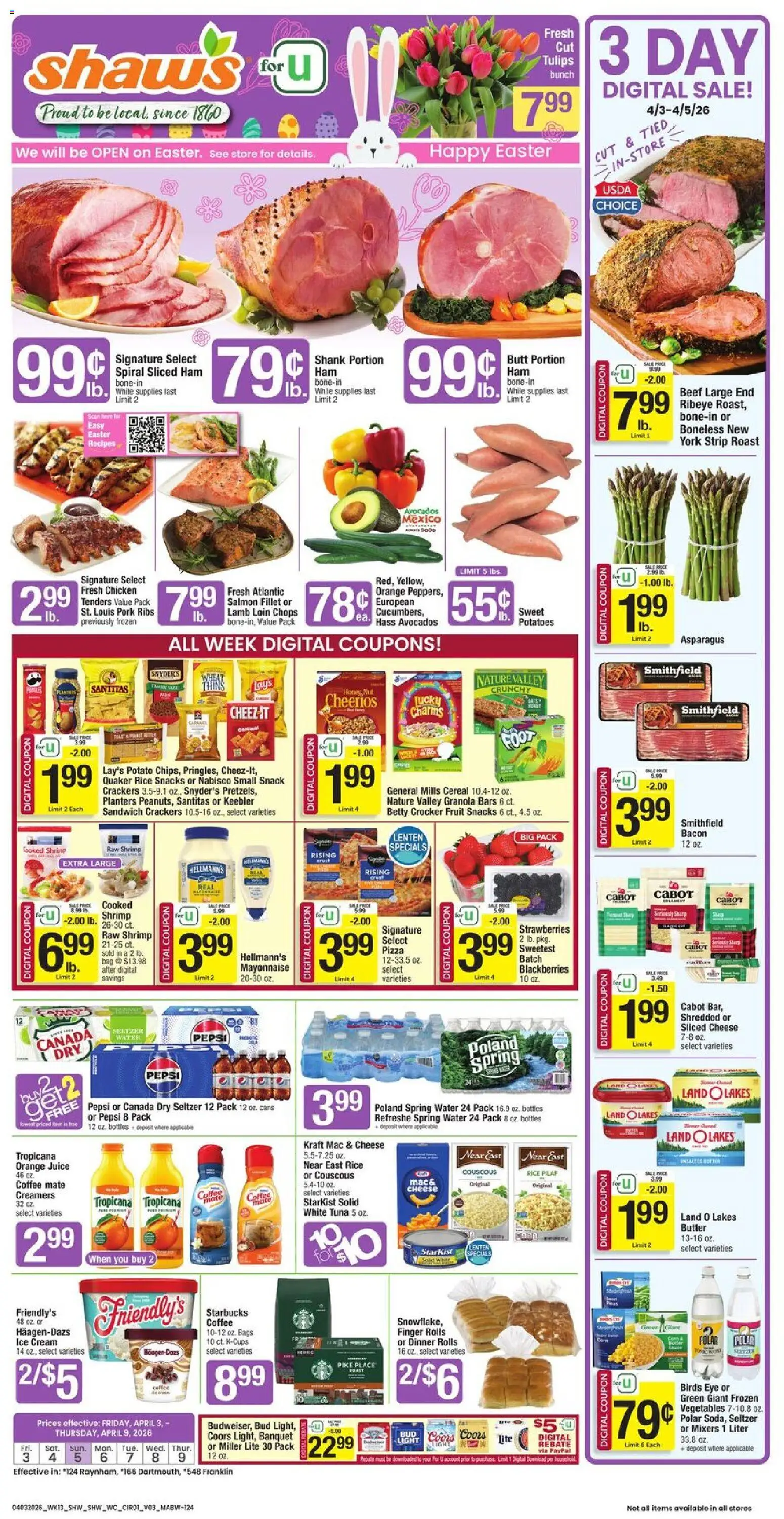 shaws - Shaw's Weekly Ad - MA - 04/03 - 04/09 2026