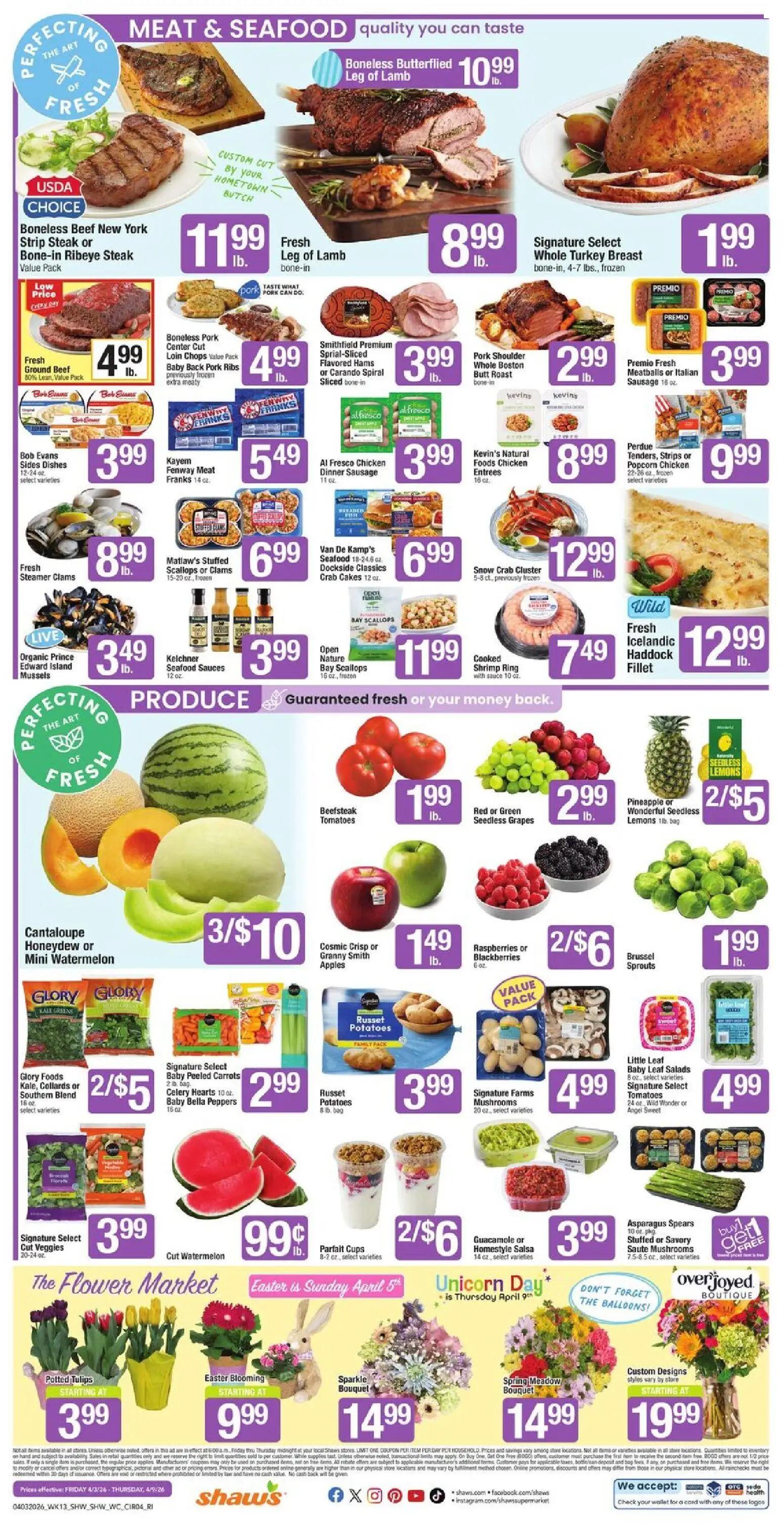 shaws - Shaw's Weekly Ad - RI - 04/03 - 04/09 2026 - page: 4