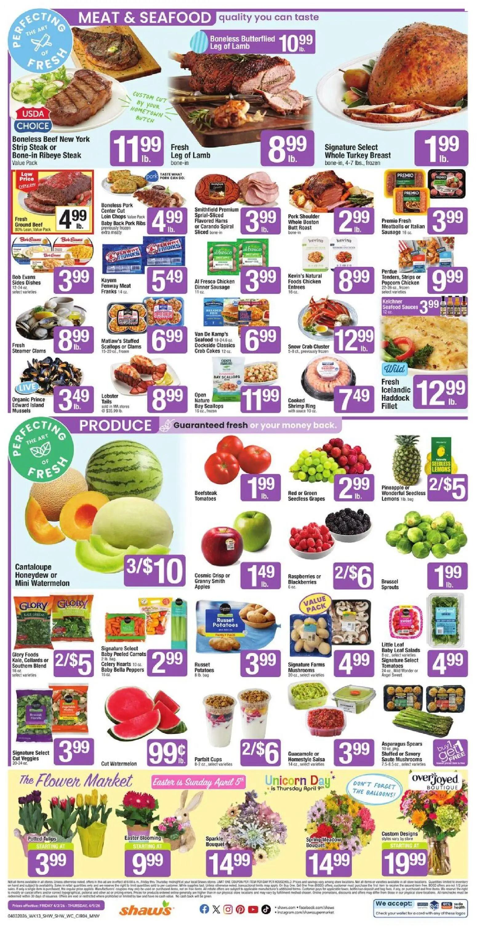 shaws - Shaw's Weekly Ad - VT - 04/03 - 04/09 2026 - page: 4