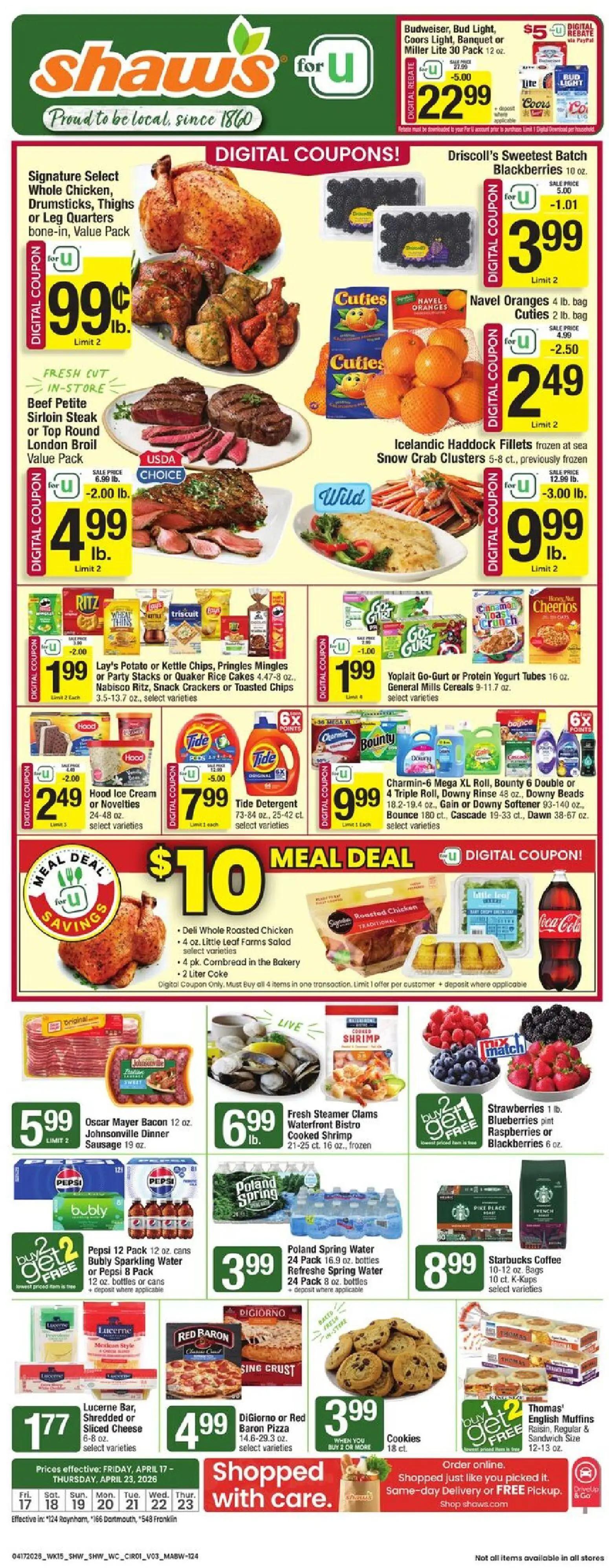 shaws - Shaw's Weekly Ad - MA - 04/17 - 04/23 2026