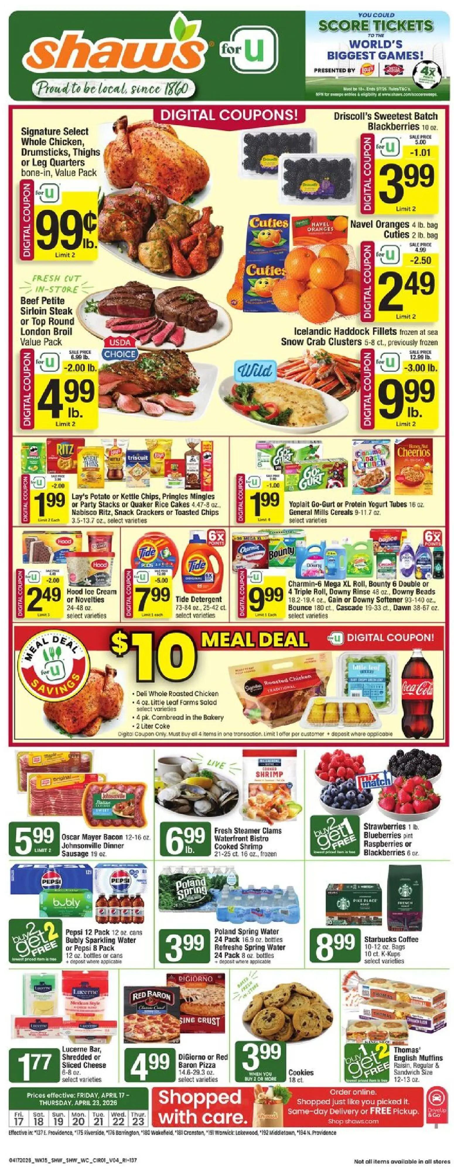 shaws - Shaw's Weekly Ad - RI - 04/17 - 04/23 2026