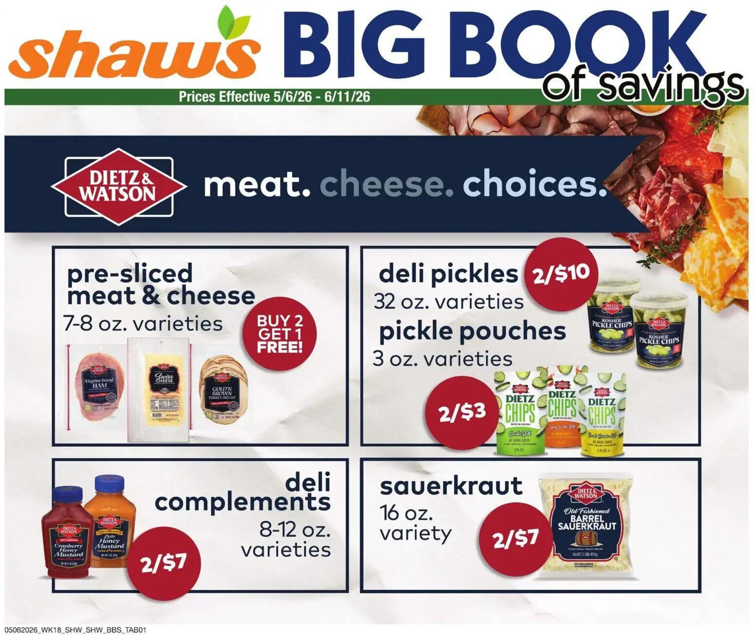 shaws - Shaw's Big Book of Savings - 05/06 - 06/11 2026