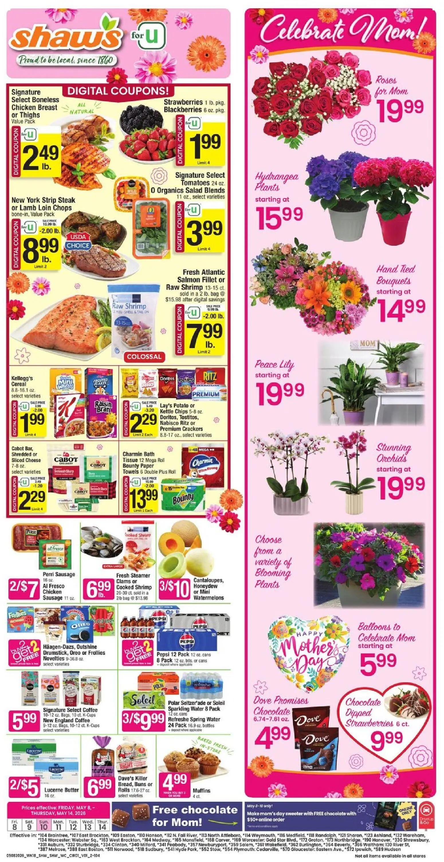 shaws - Shaw's Weekly Ad - 05/08 - 05/14 2026
