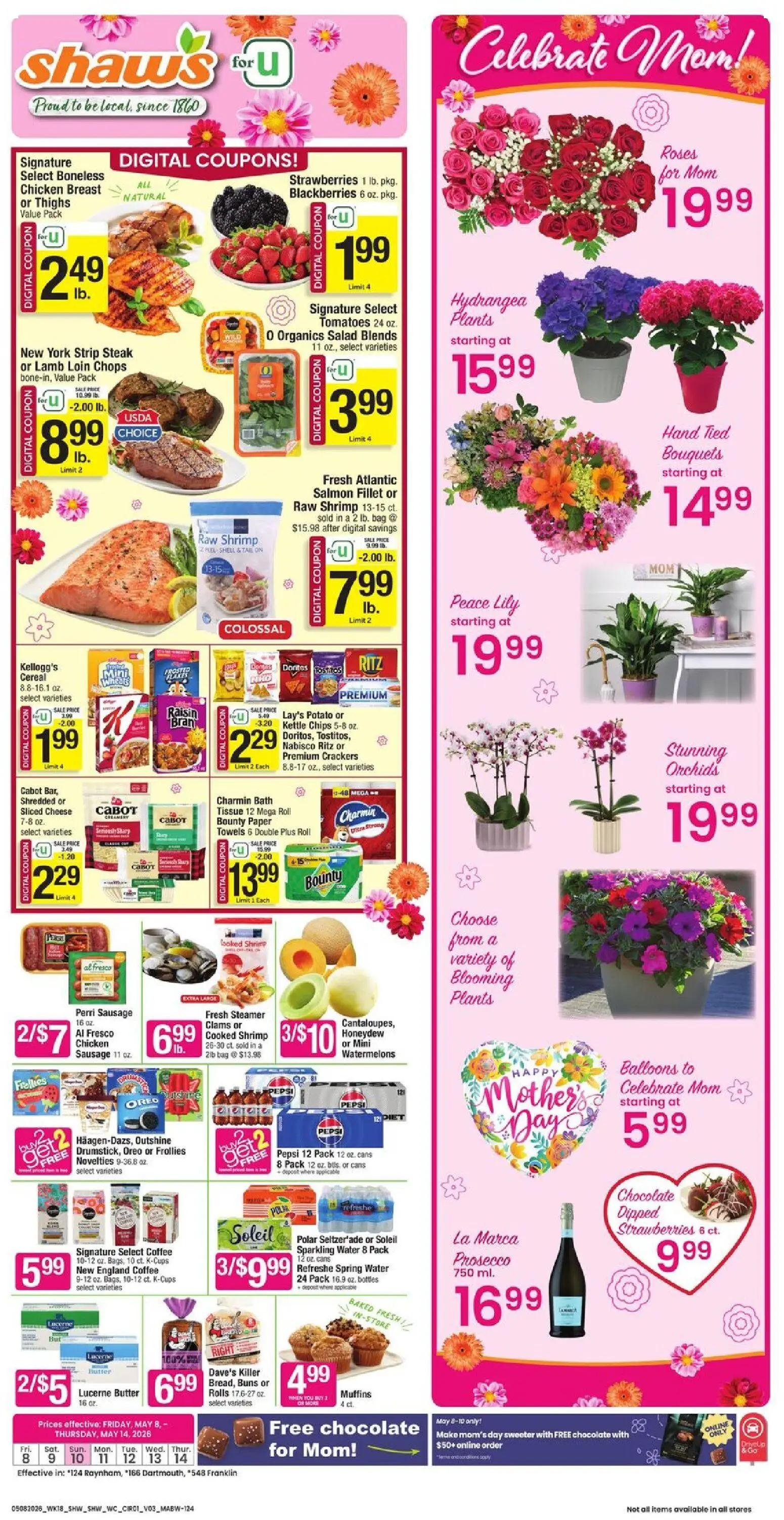 shaws - Shaw's Weekly Ad - MA - 05/08 - 05/14 2026