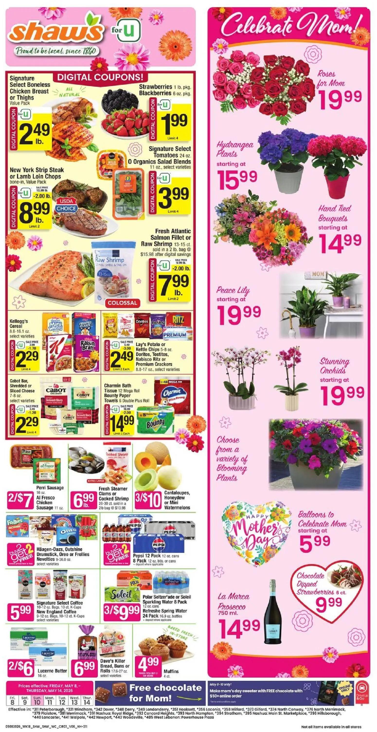 shaws - Shaw's Weekly Ad - NH - 05/08 - 05/14 2026