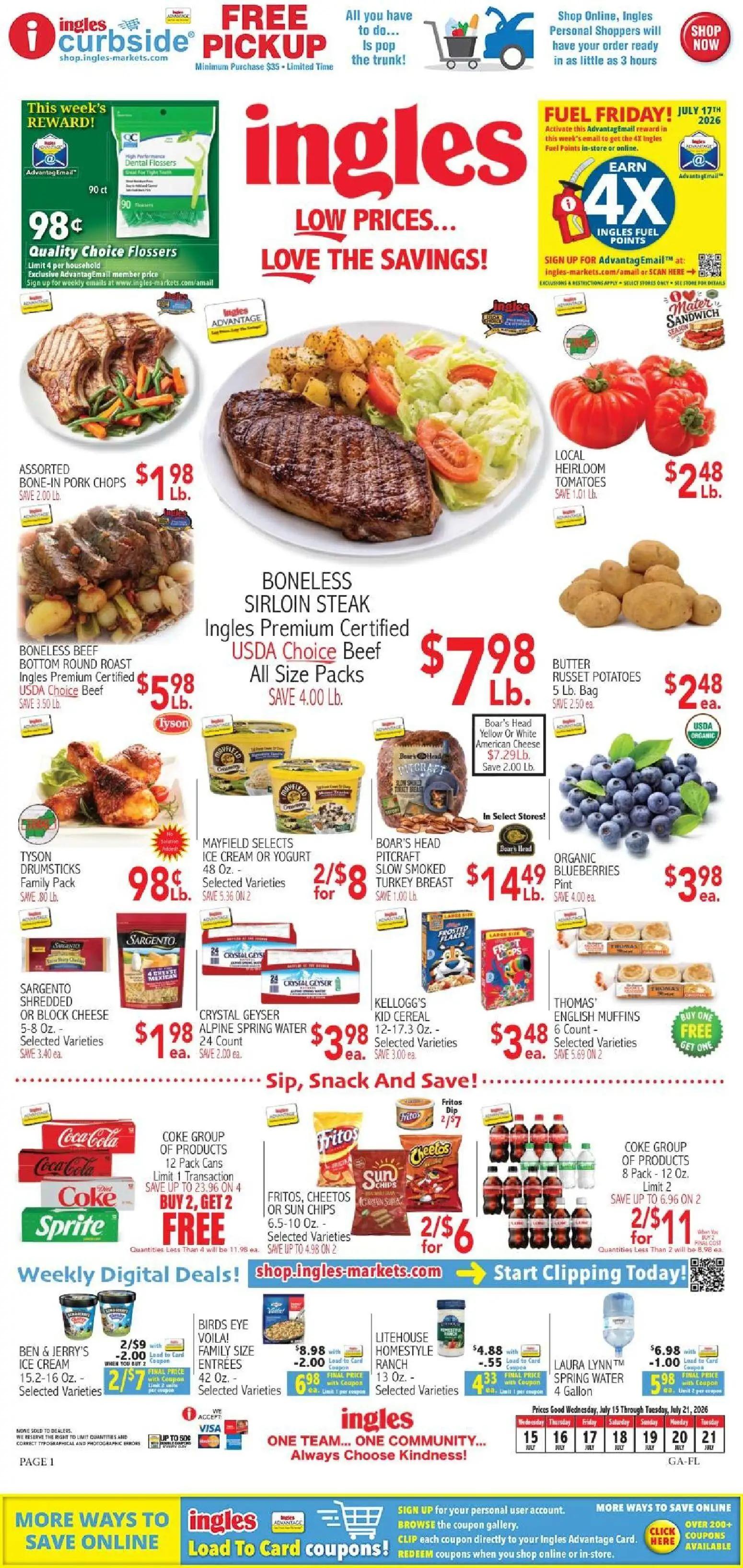 ingles - Ingles Weekly Ad - 07/15 - 07/21 2026 - page: 1