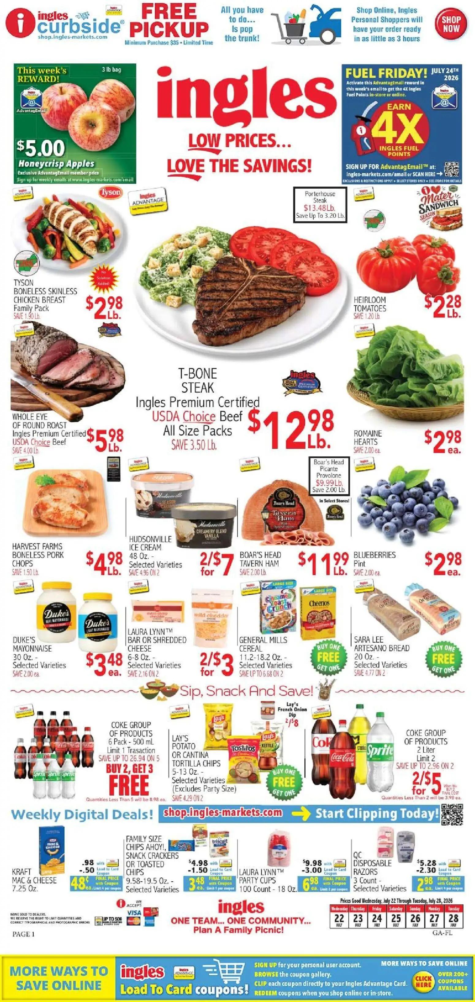ingles - Ingles Weekly Ad - 07/22 - 07/28 2026