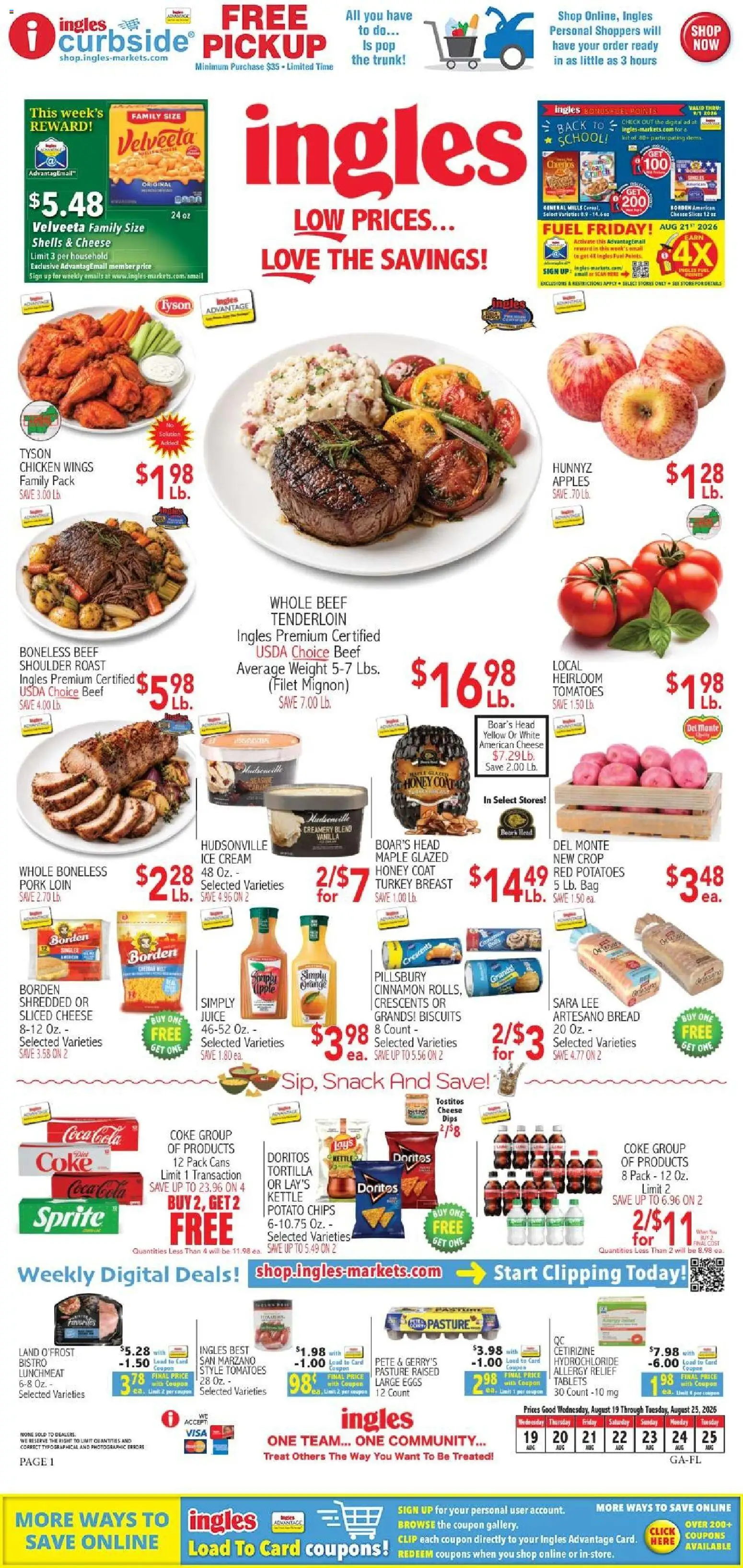 ingles - Ingles Weekly Ad - 08/26 - 09/01 2026 - page: 1