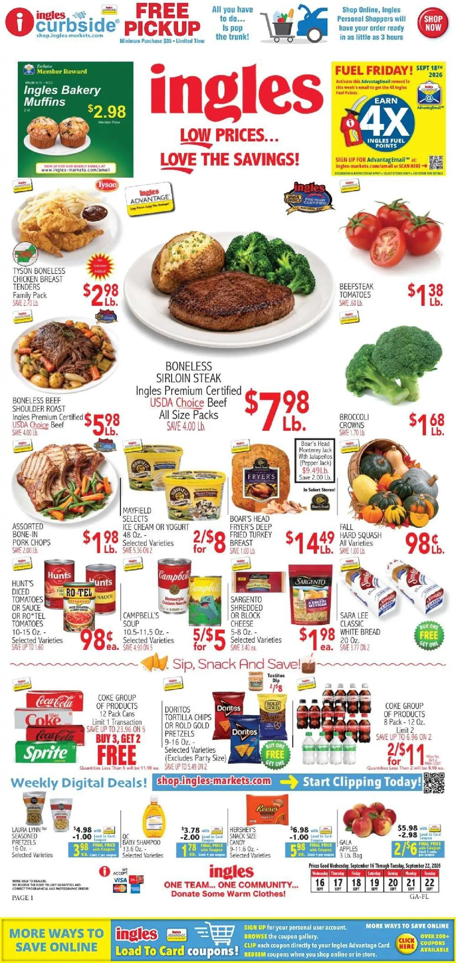 ingles - Ingles Weekly Ad - 09/23 - 09/29 2026 - page: 1