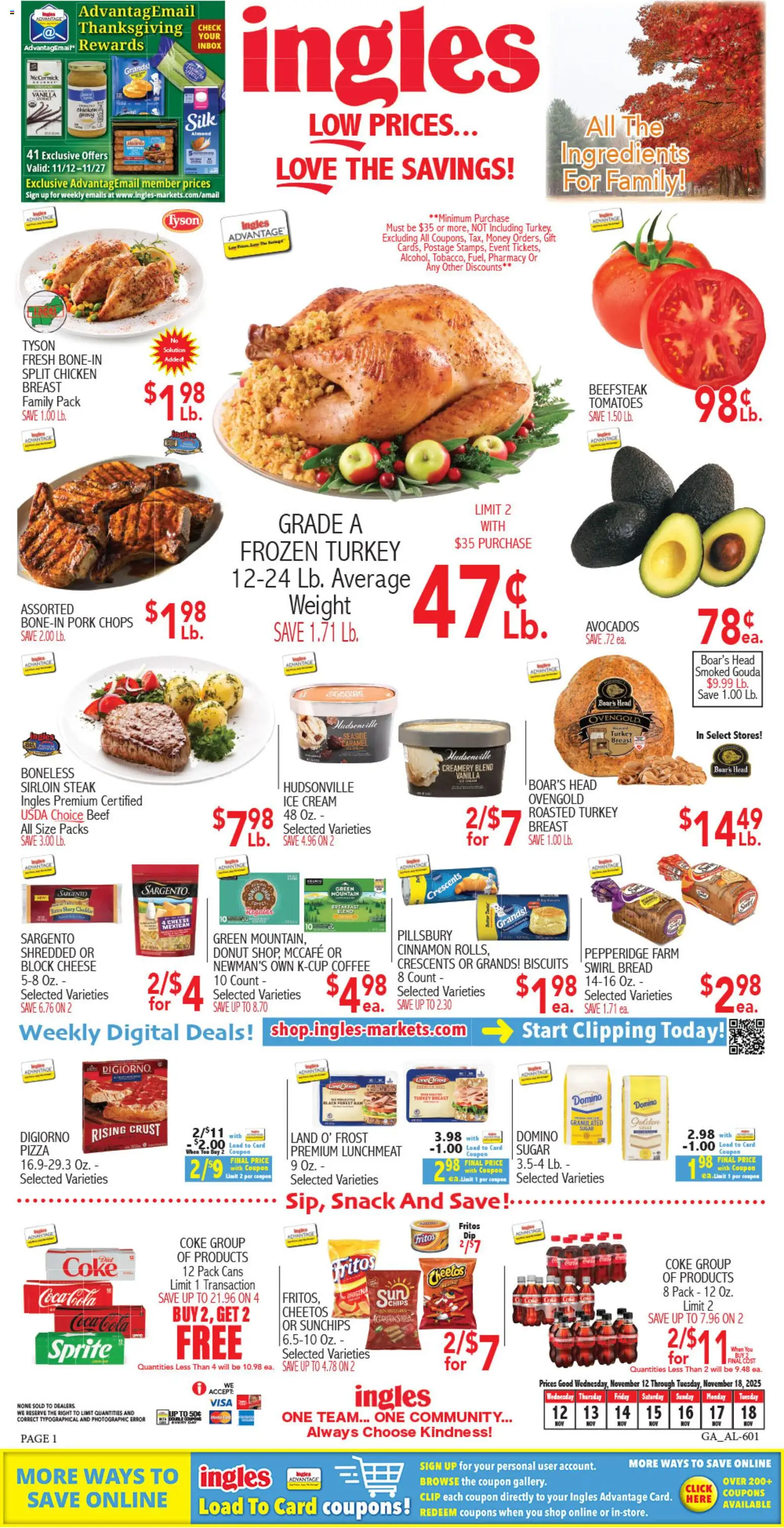ingles - Ingles Weekly Ad - 11/12 - 11/18 2025 - page: 1