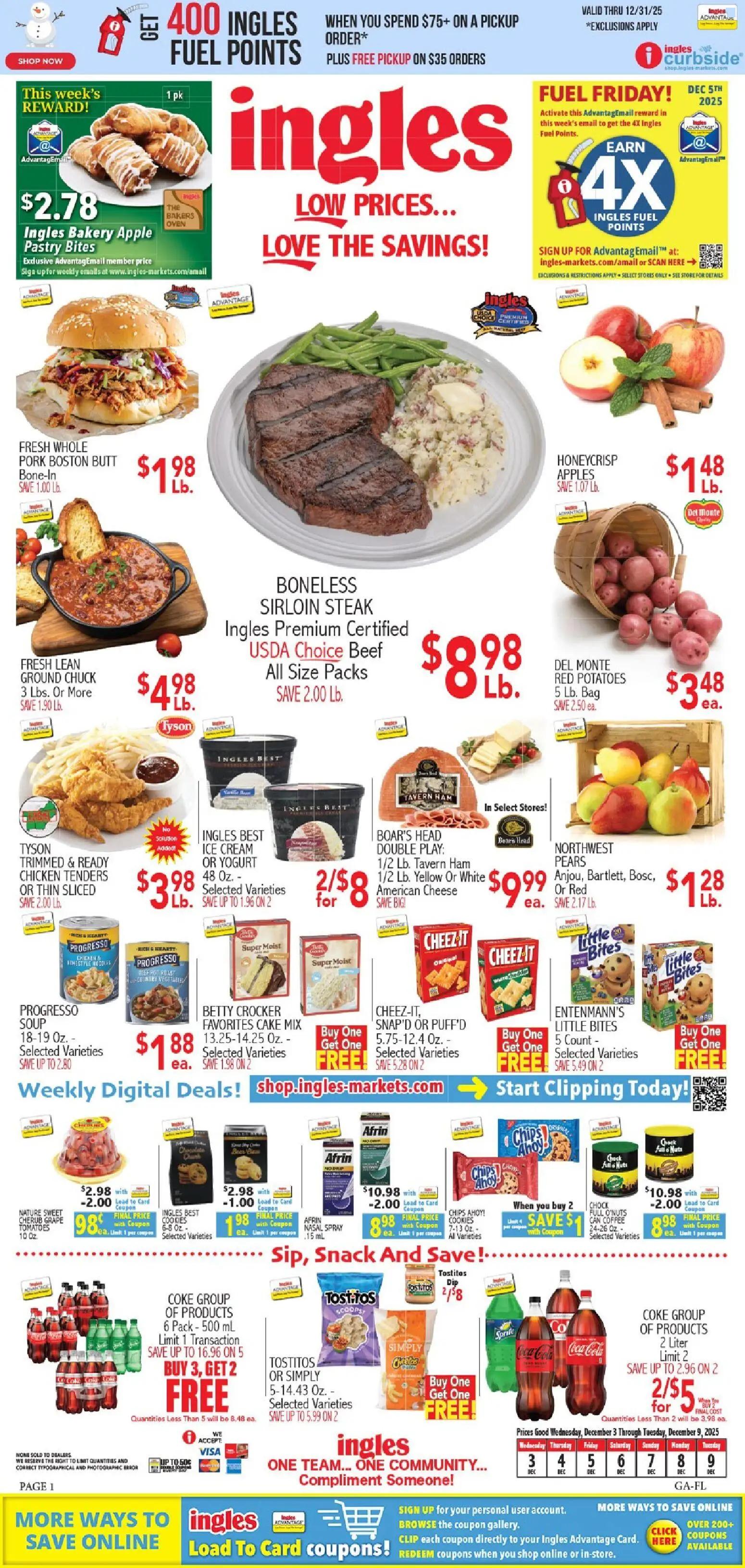 ingles - Ingles Weekly Ad - 12/03 - 12/09 2025 - page: 1