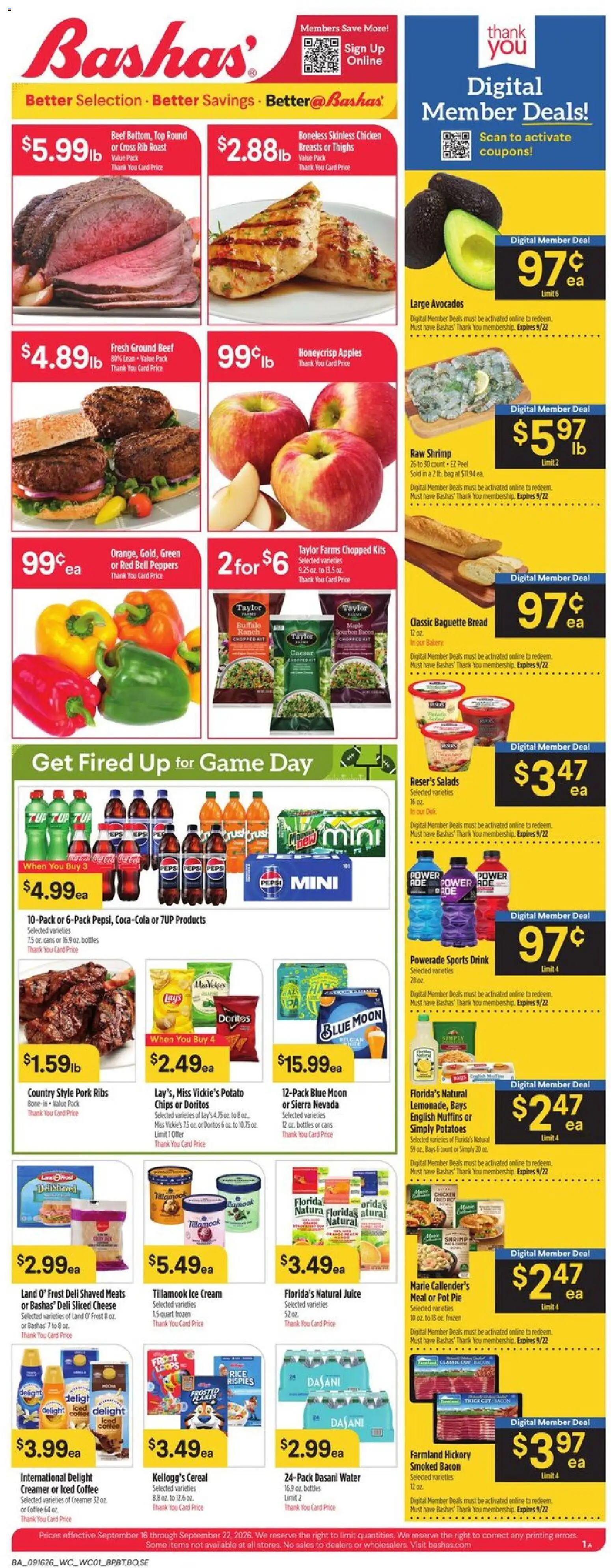 bashas - Basha's Weekly Ad - 09/16 - 09/22 2026