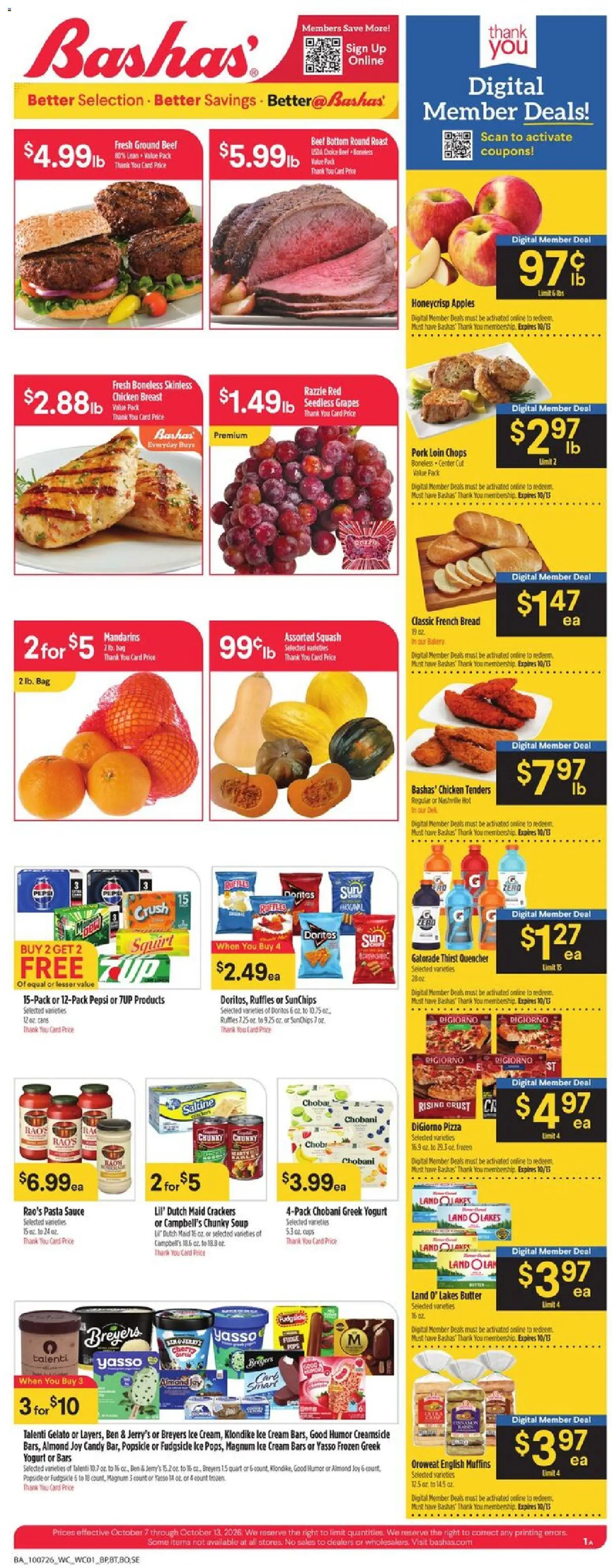 bashas - Basha's Weekly Ad - 10/07 - 10/13 2026