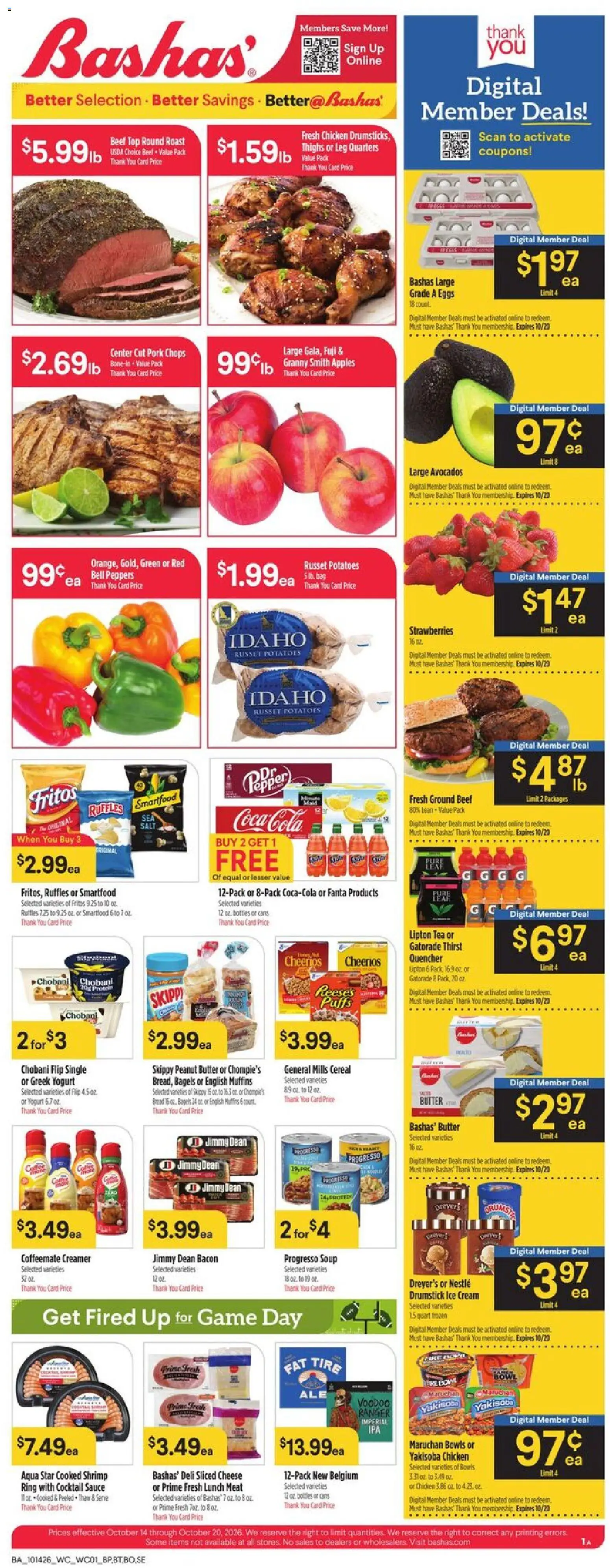 bashas - Basha's Weekly Ad - 10/14 - 10/20 2026