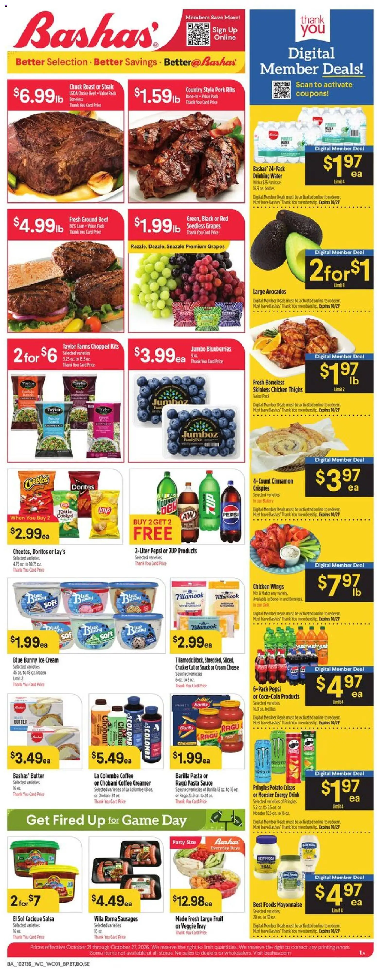 bashas - Basha's Weekly Ad - 10/21 - 10/27 2026