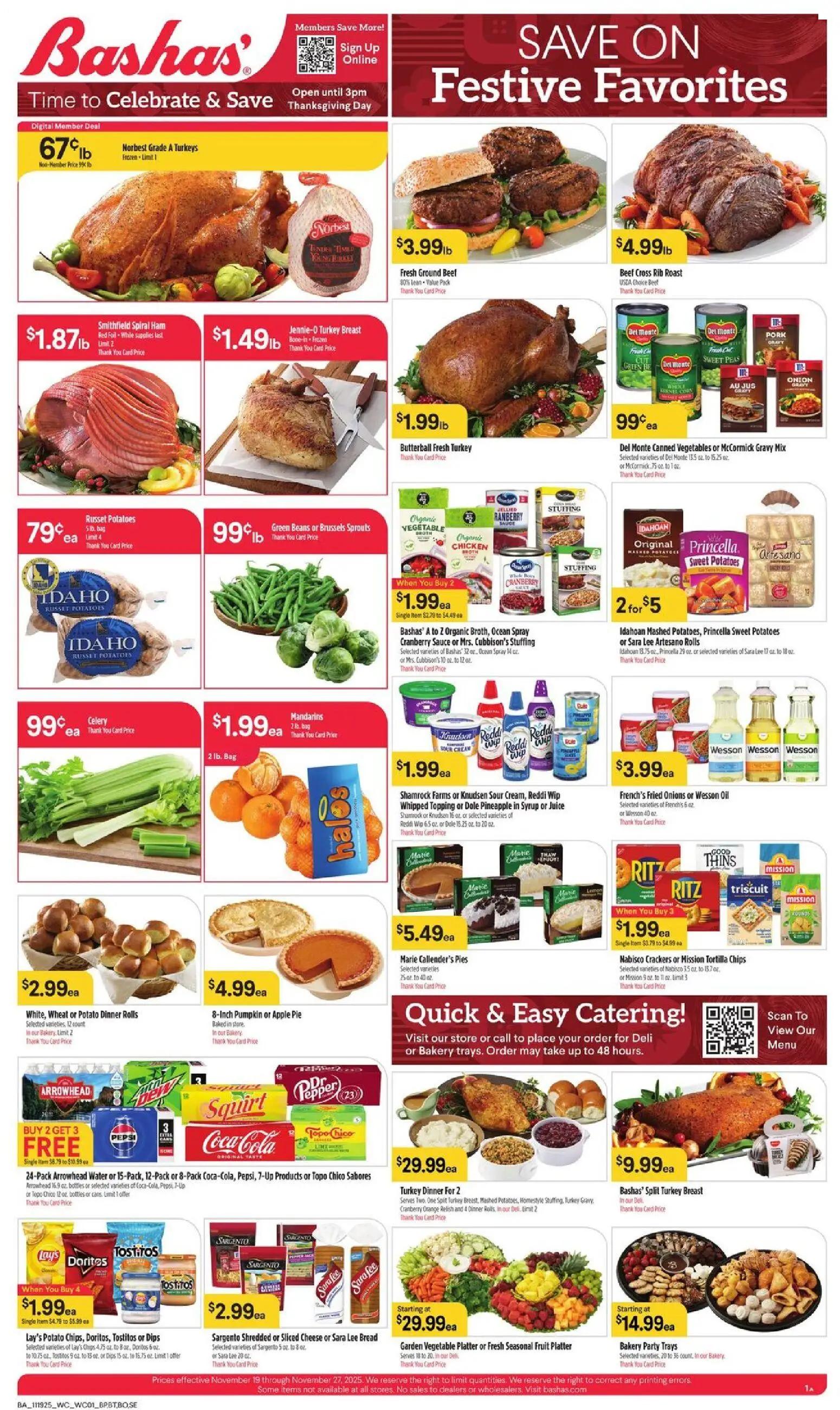 bashas - Basha's Weekly Ad - 11/19 - 11/27 2025